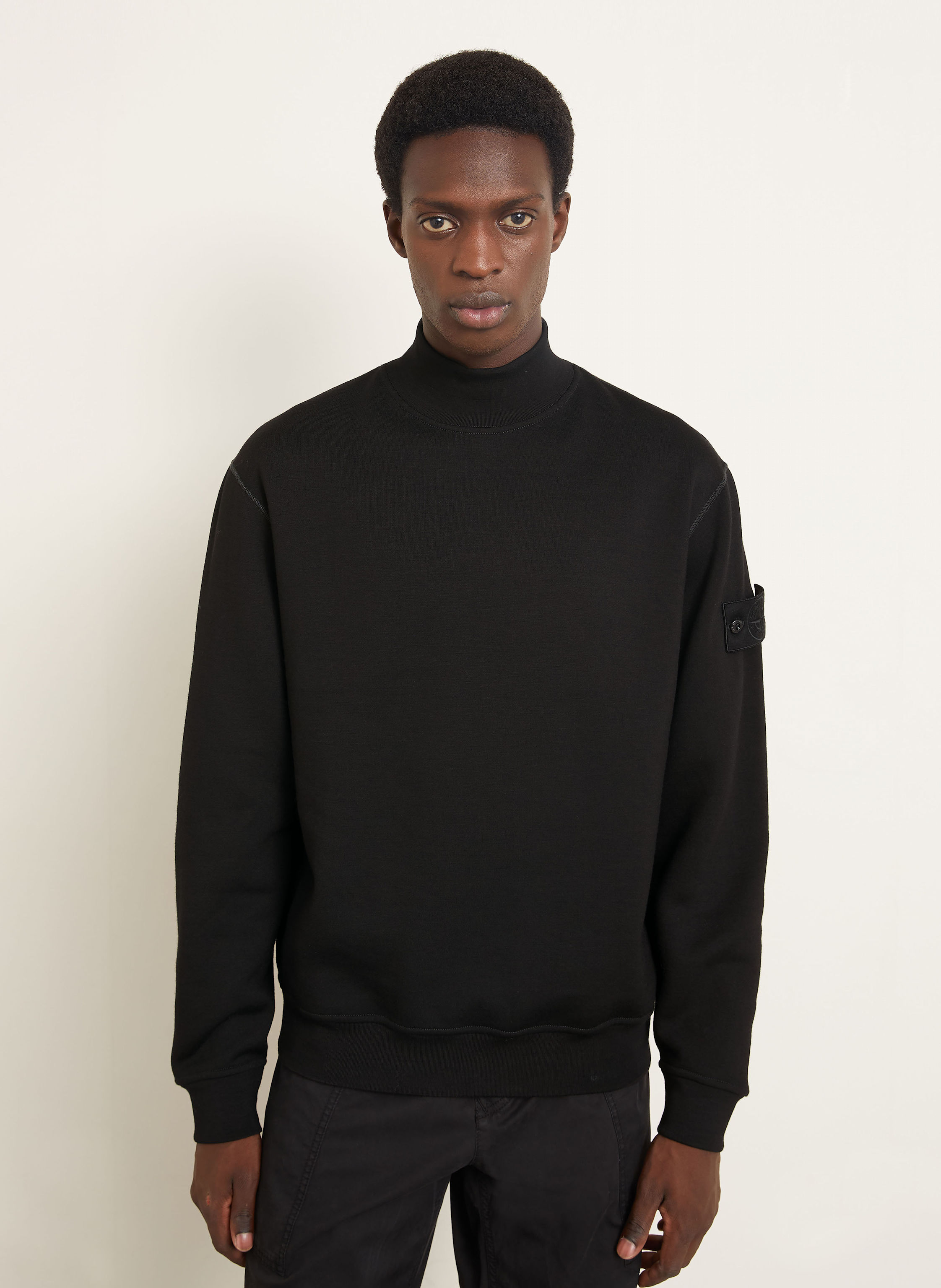 Thumbnail - Stone Island Sweatshirt Ghost schwarz