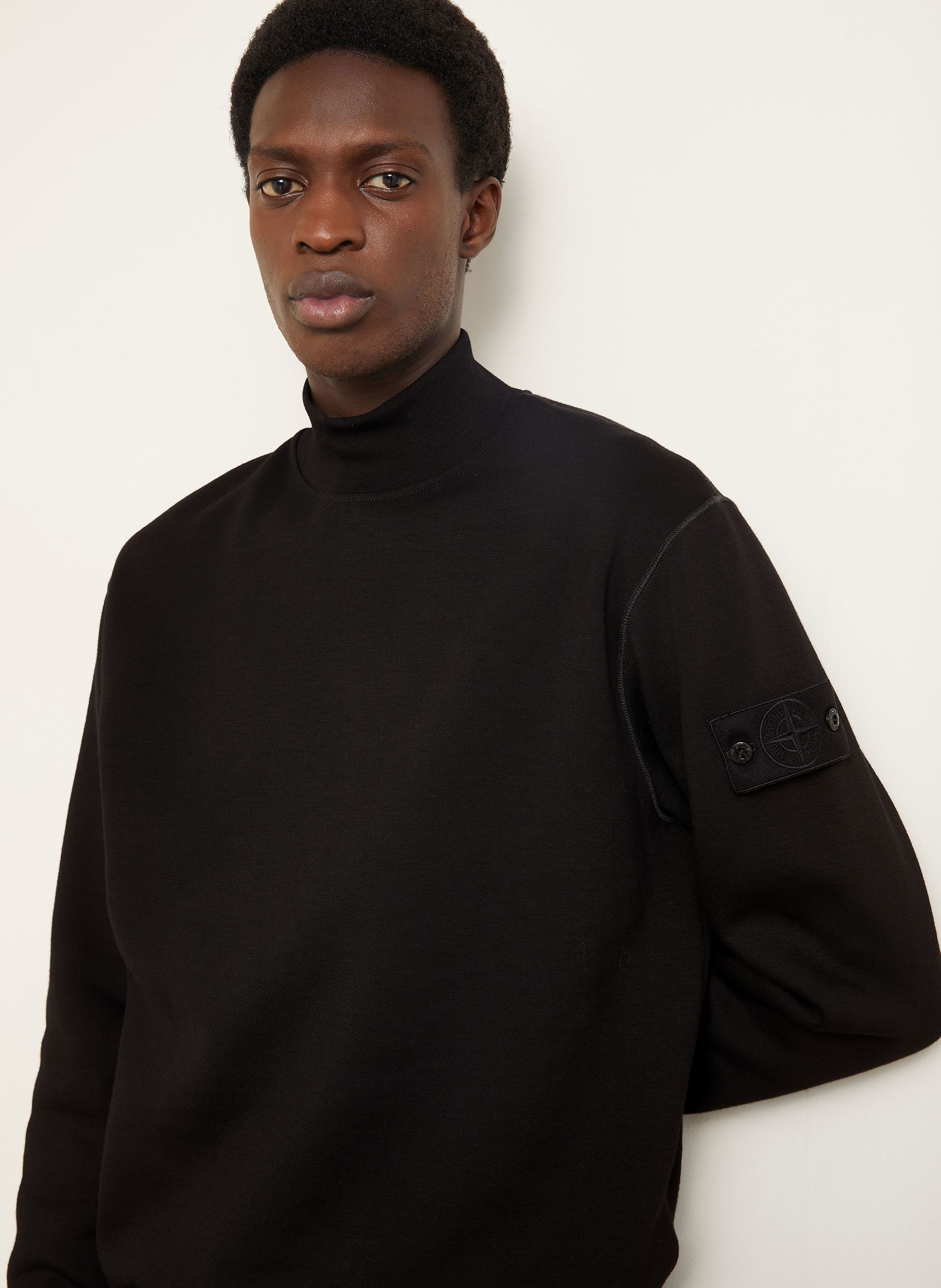 Thumbnail - Stone Island Sweatshirt Ghost schwarz