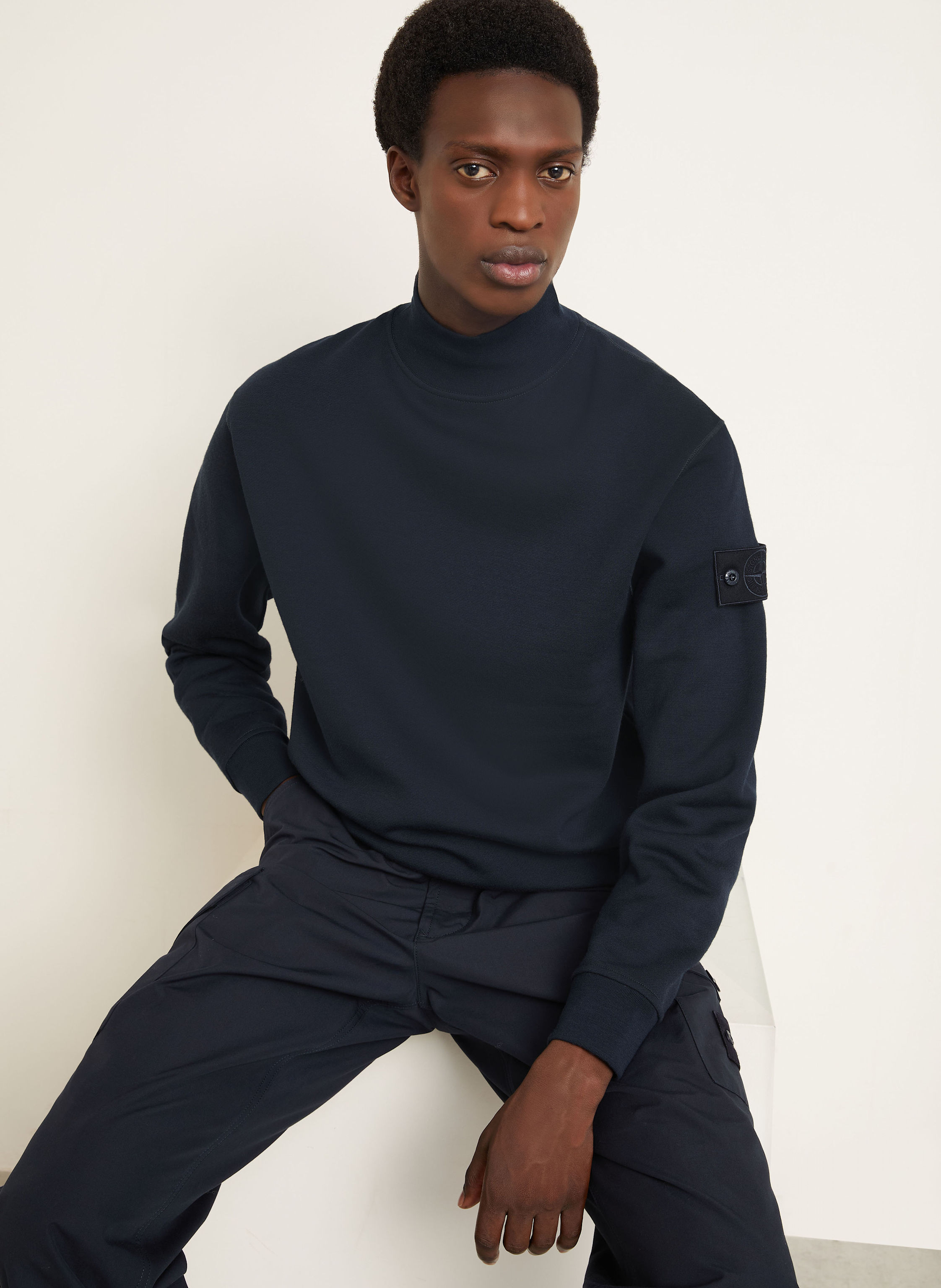 Thumbnail - Stone Island Sweatshirt Ghost blau