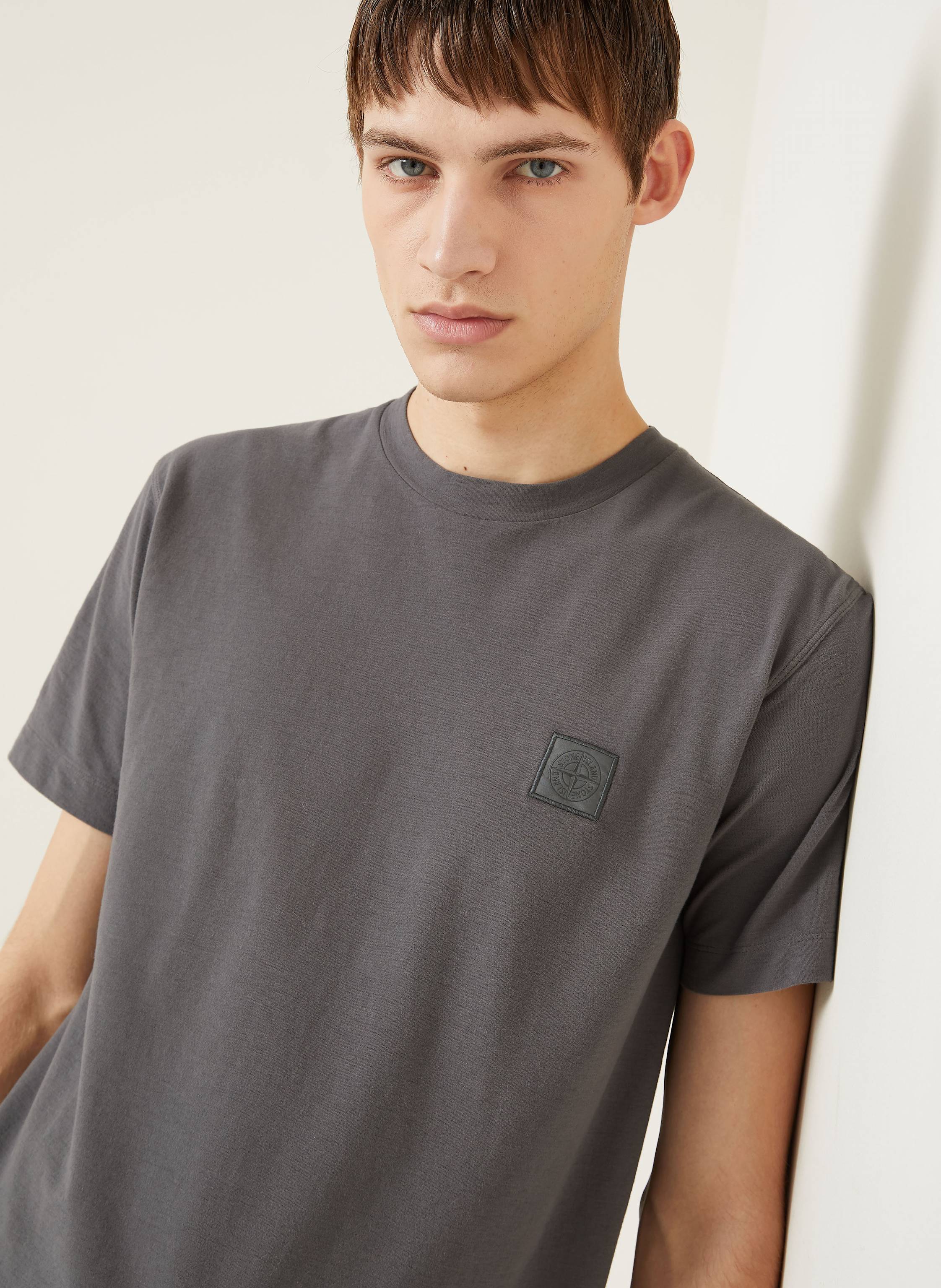 Thumbnail - Stone Island T-Shirt Ghost grau