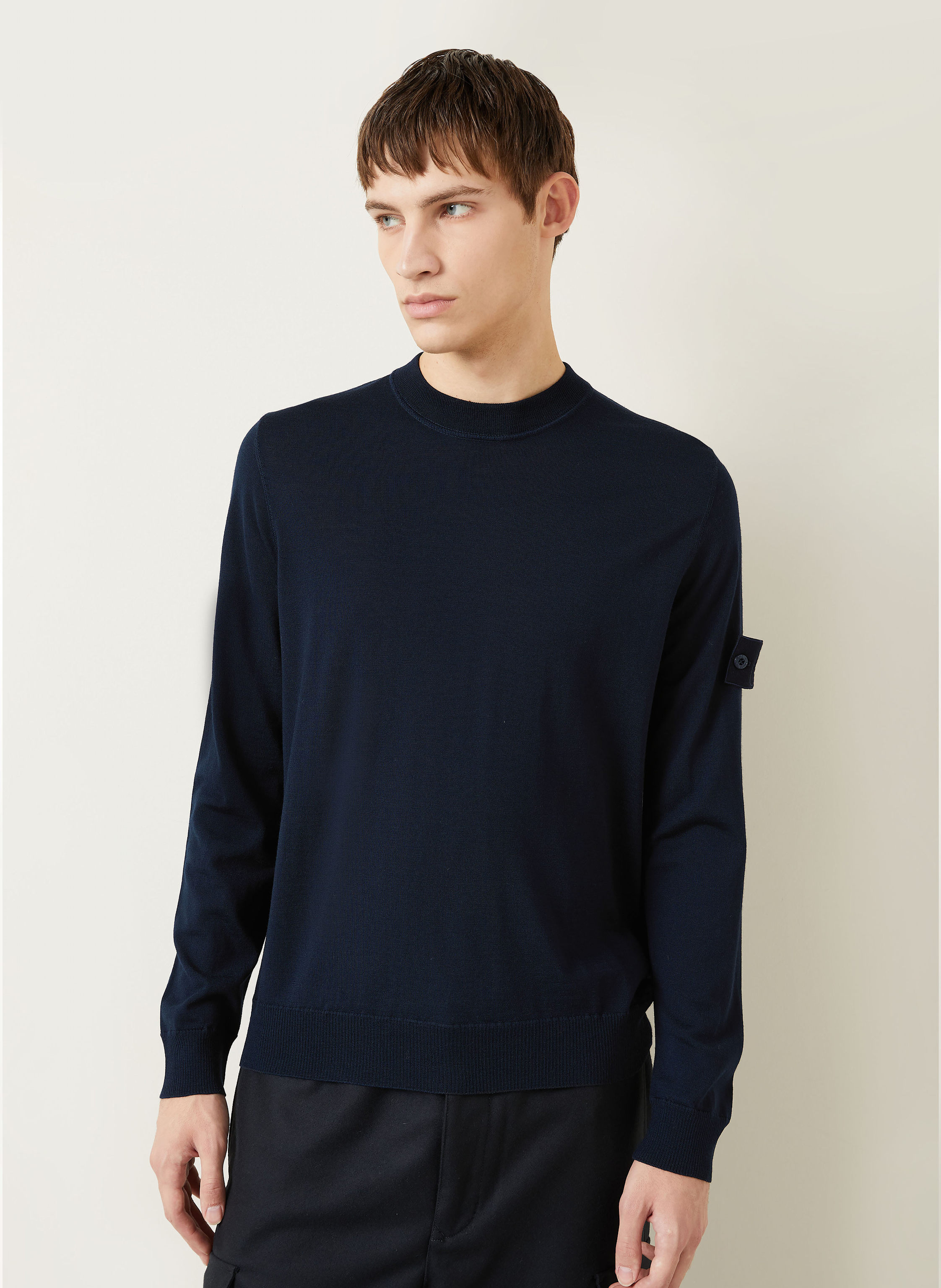 Thumbnail - Stone Island Pullover Ghost blau