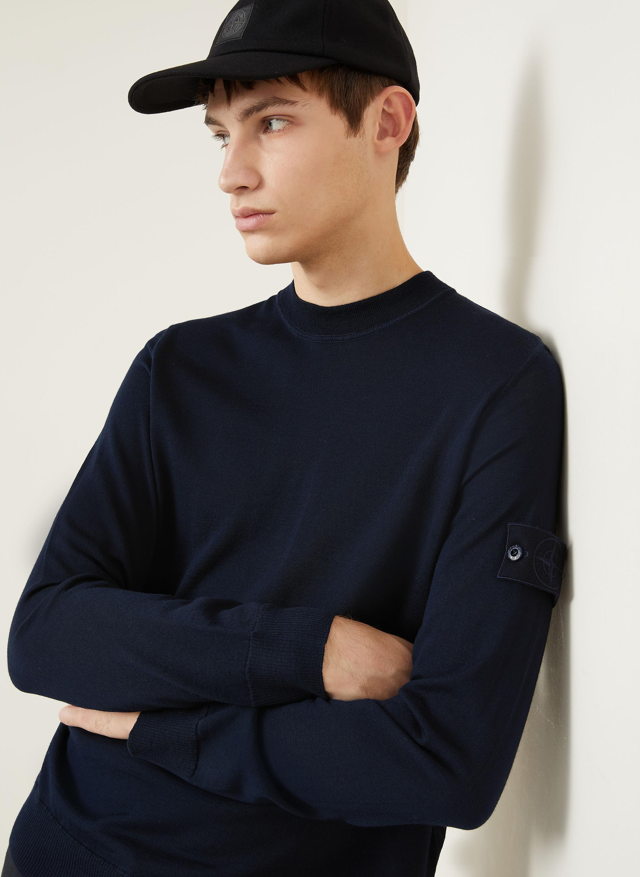 Thumbnail - Stone Island Pullover Ghost blau