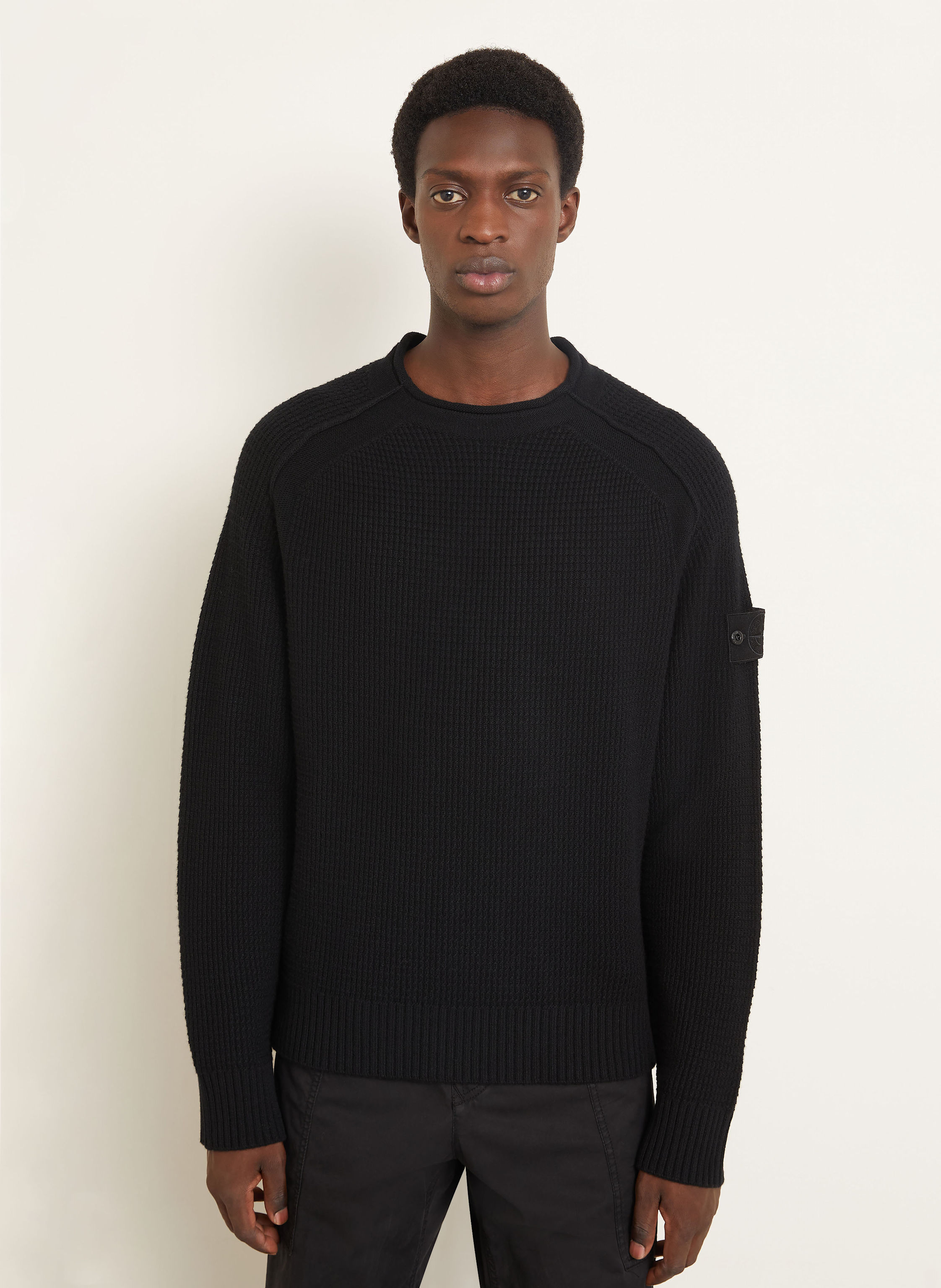 Thumbnail - Stone Island Pullover Ghost schwarz