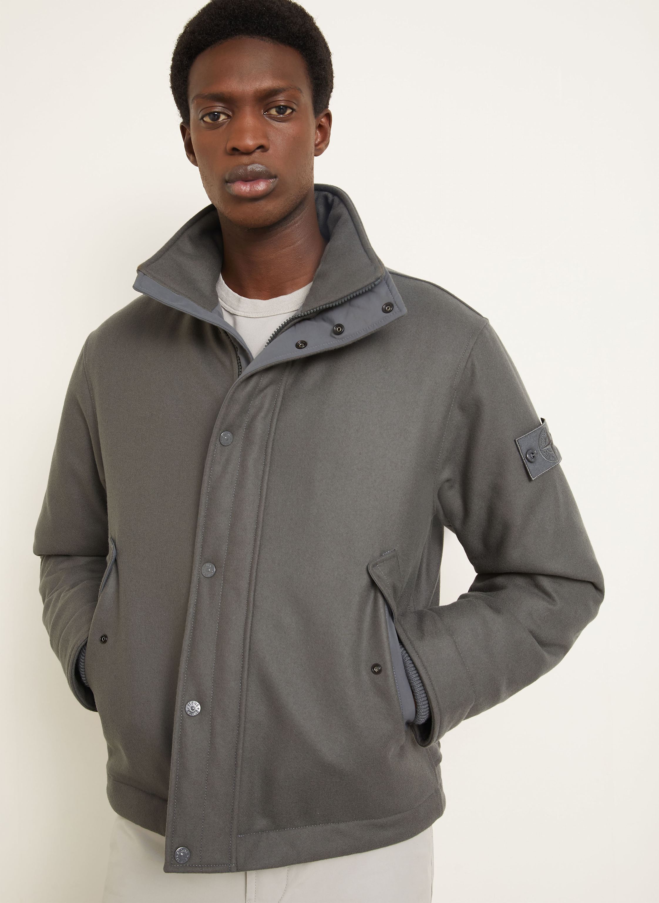 Thumbnail - Stone Island Jacke Ghost grau