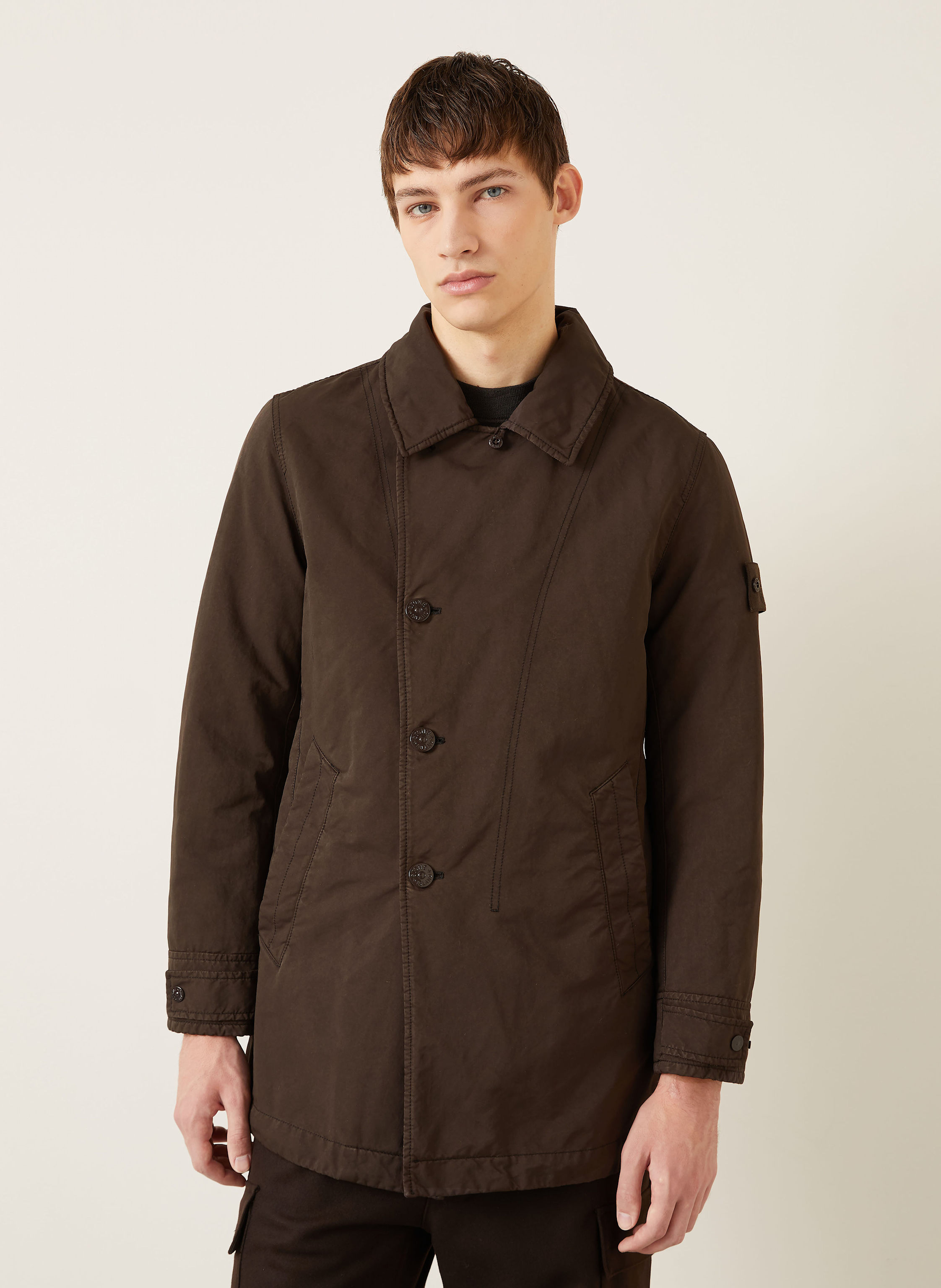 Thumbnail - Stone Island Parka Ghost Mit Primaloft®-Isolierung braun