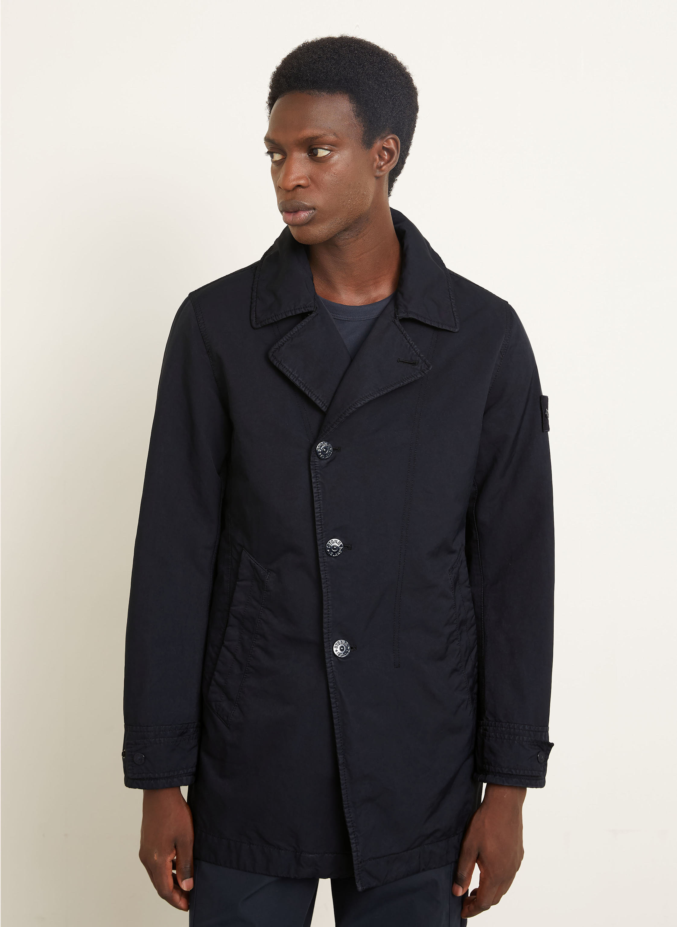 Thumbnail - Stone Island Parka Ghost Mit Primaloft®-Isolierung blau