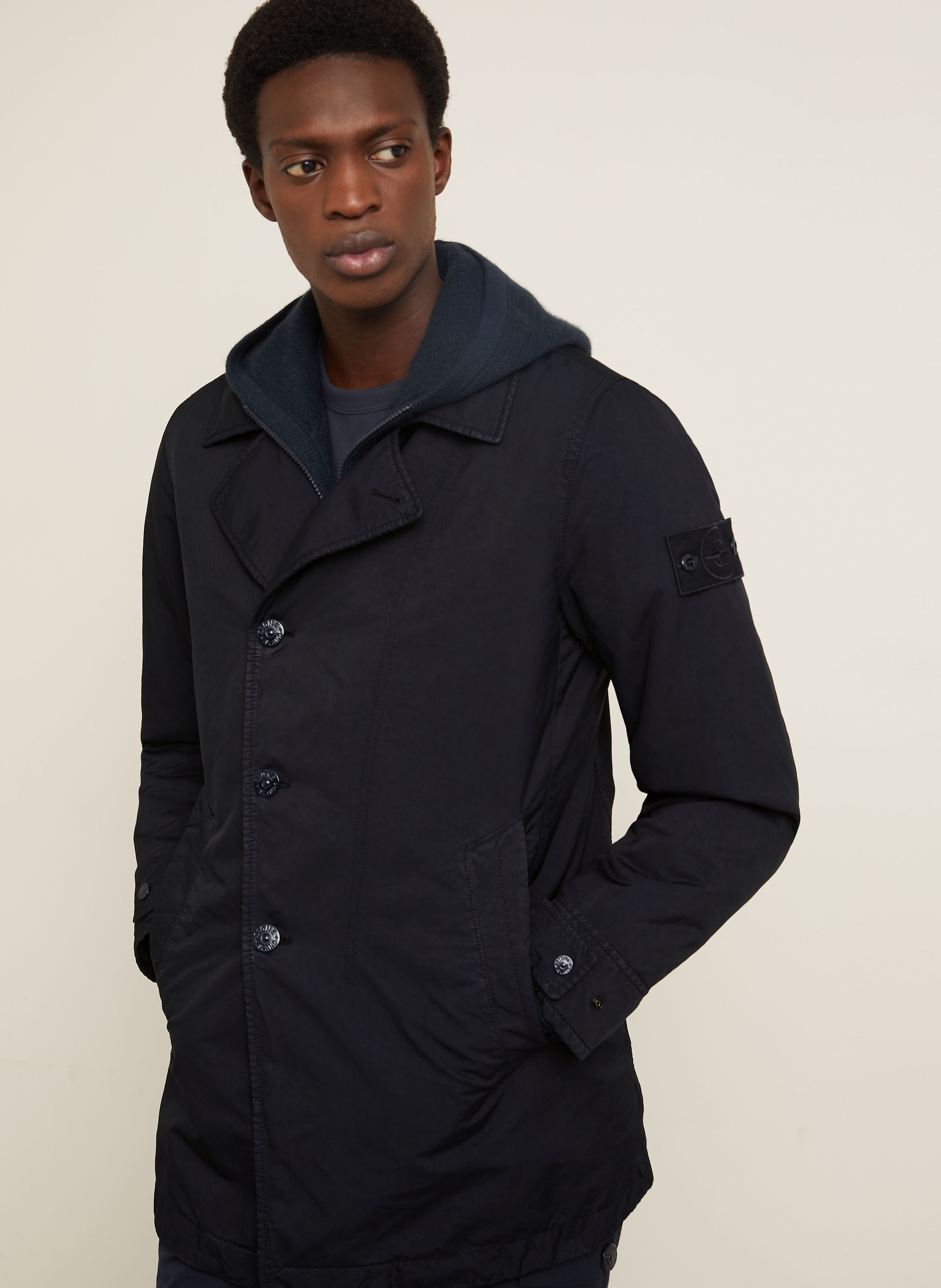 Thumbnail - Stone Island Parka Ghost Mit Primaloft®-Isolierung blau