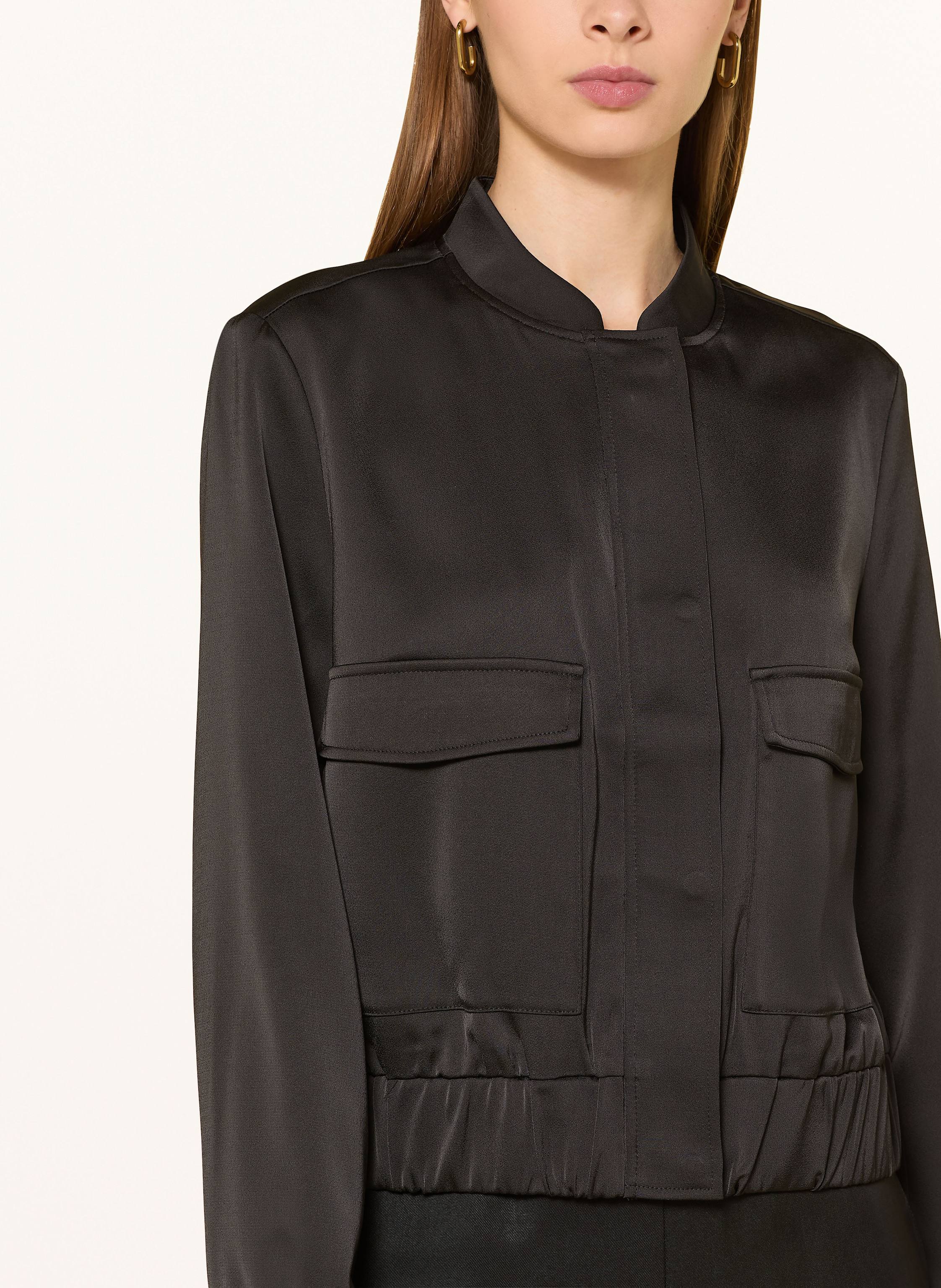 Thumbnail - Catnoir Satin-Blouson schwarz