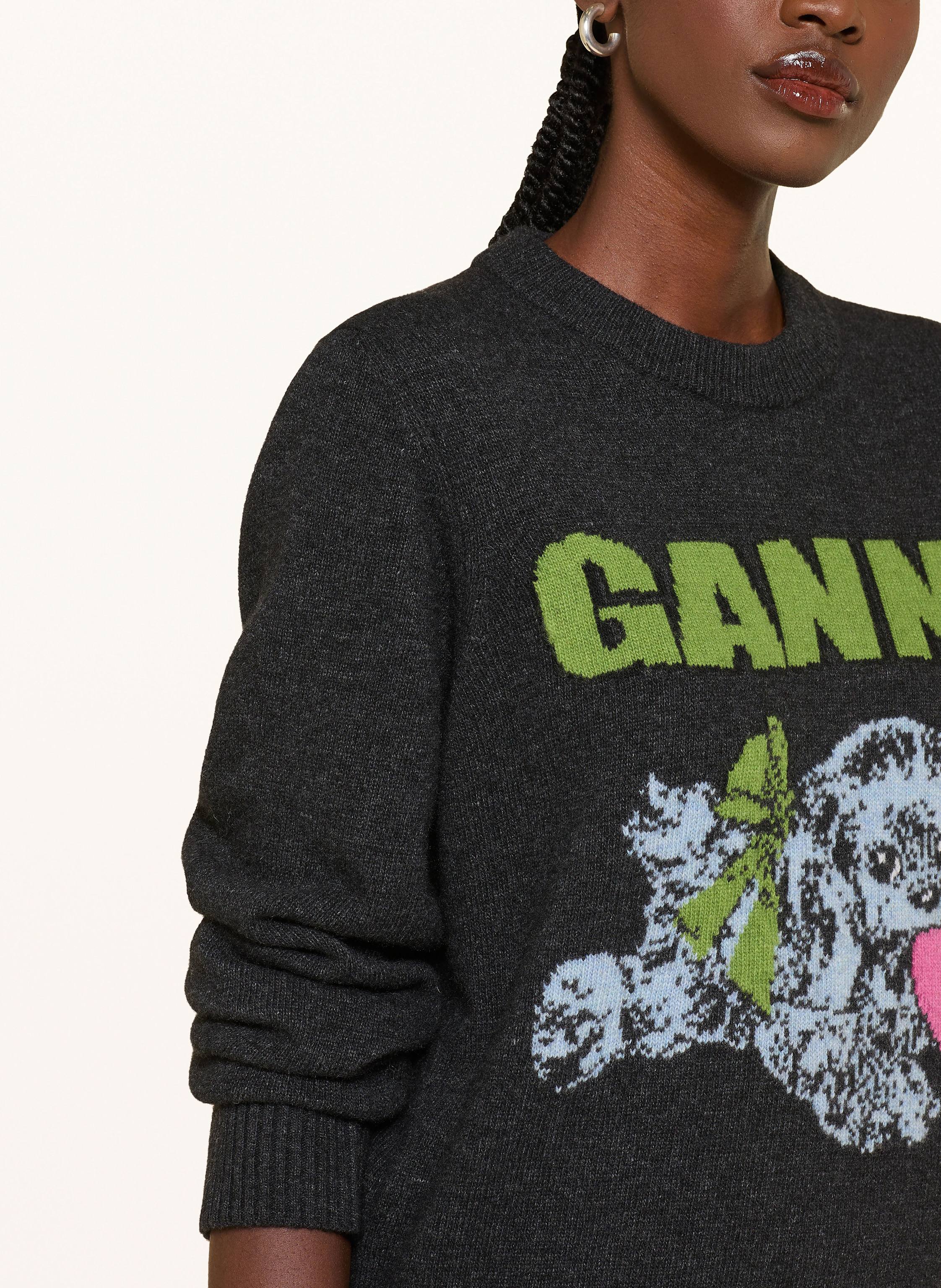 Thumbnail - Ganni Pullover grau