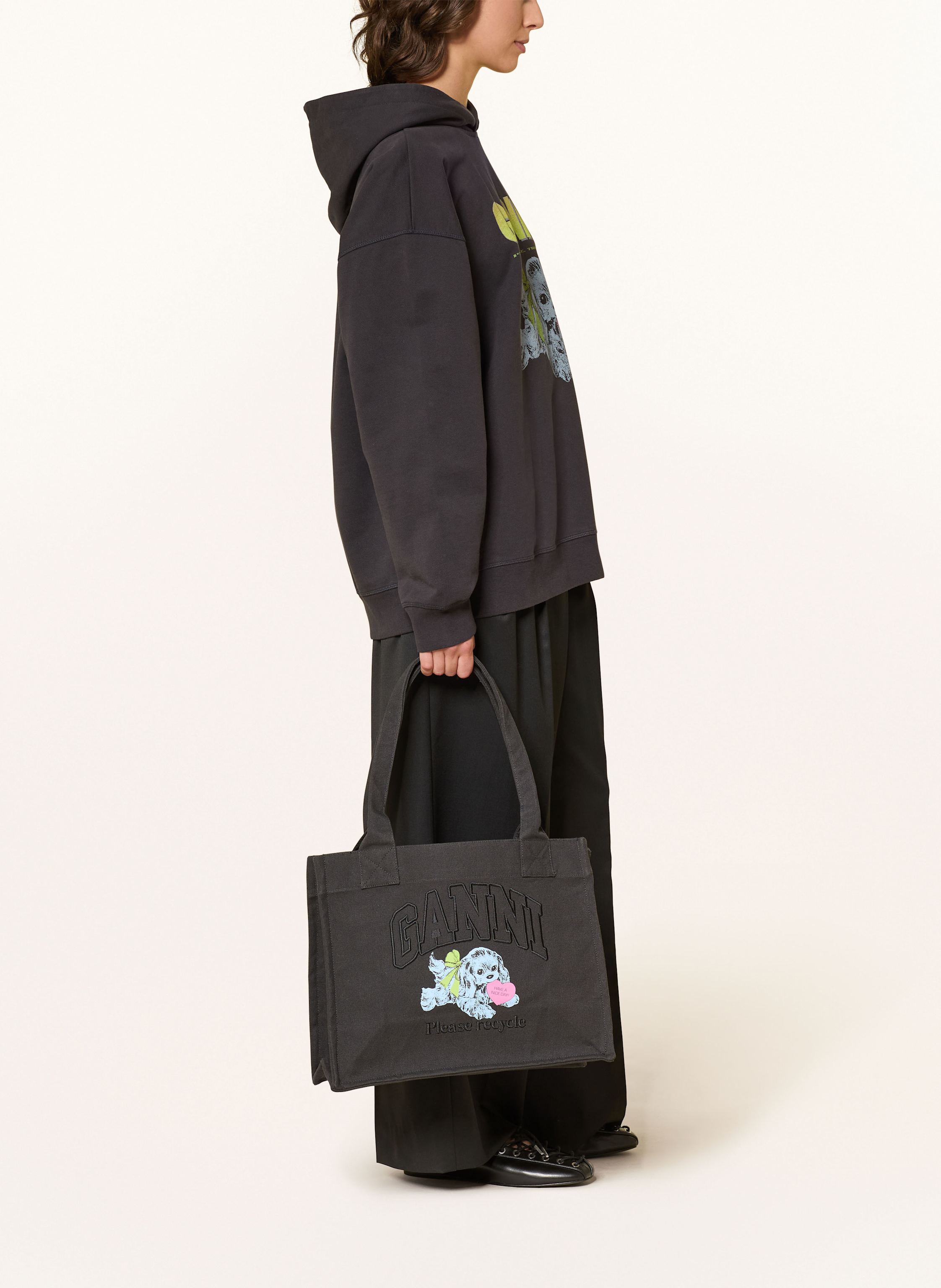 Thumbnail - Ganni Sweatshirt Isoli grau