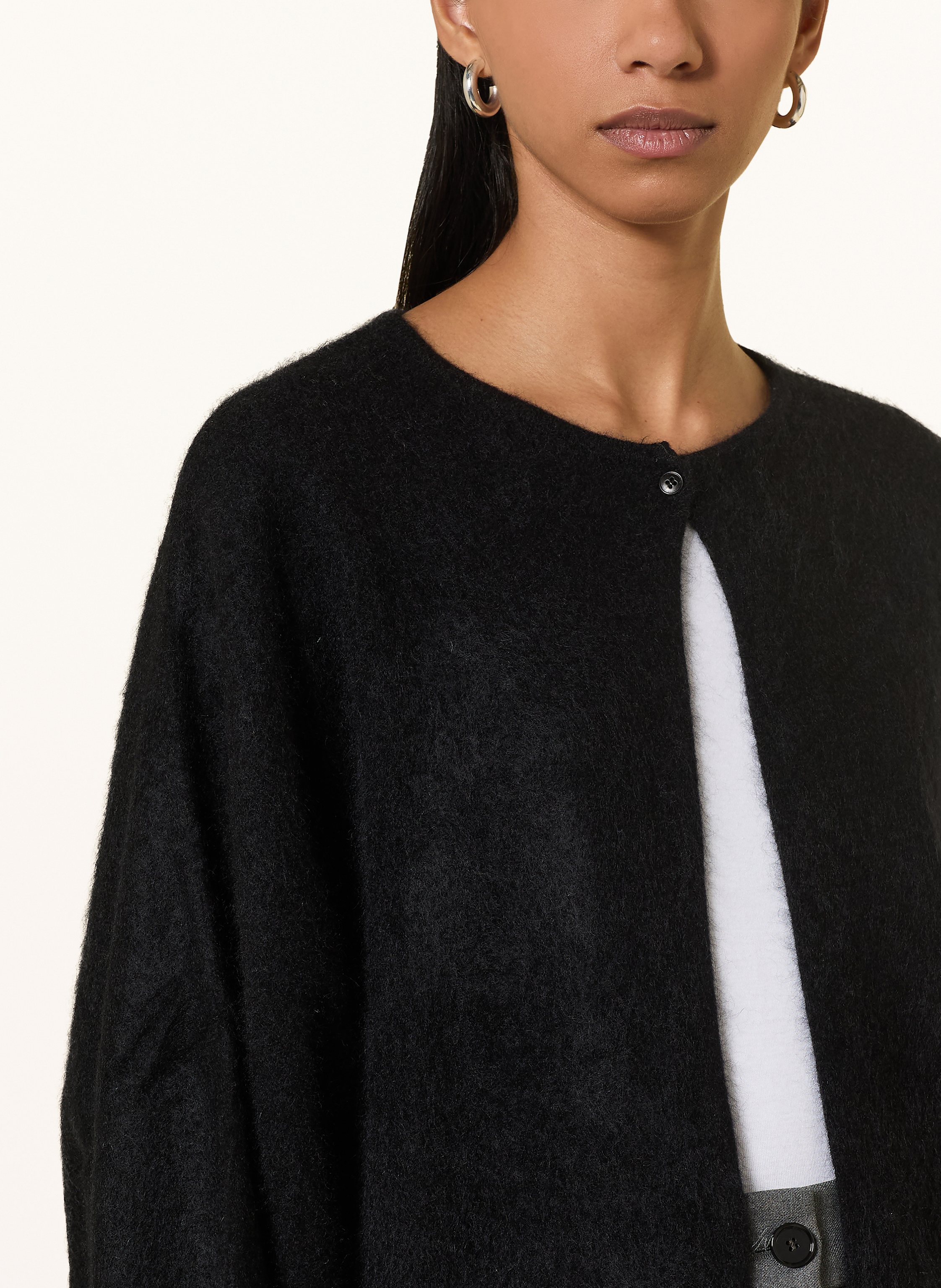 Thumbnail - Herzen's Angelegenheit Strickjacke Aus Cashmere schwarz