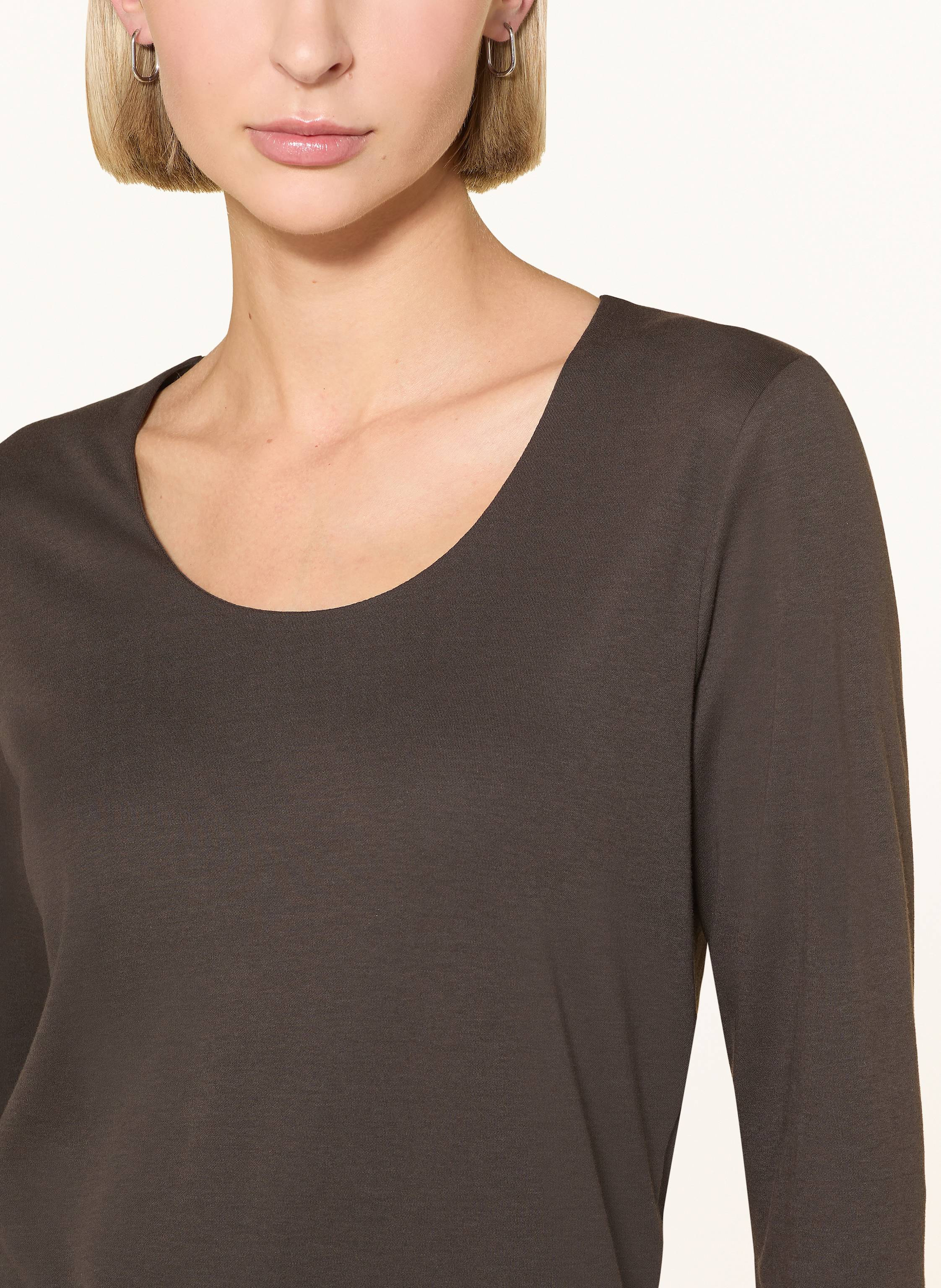 Thumbnail - Efixelle Shirt Mit 3/4-Arm braun