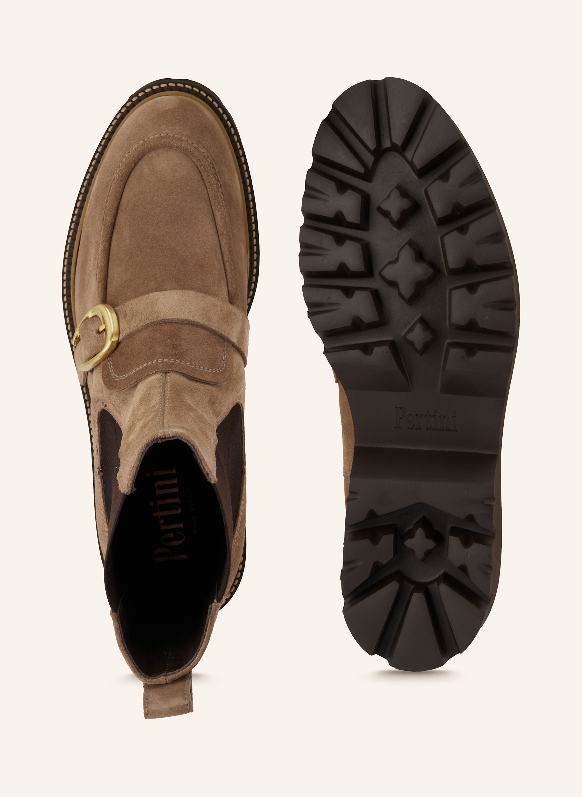 Thumbnail - Pertini Chelsea-Boots braun