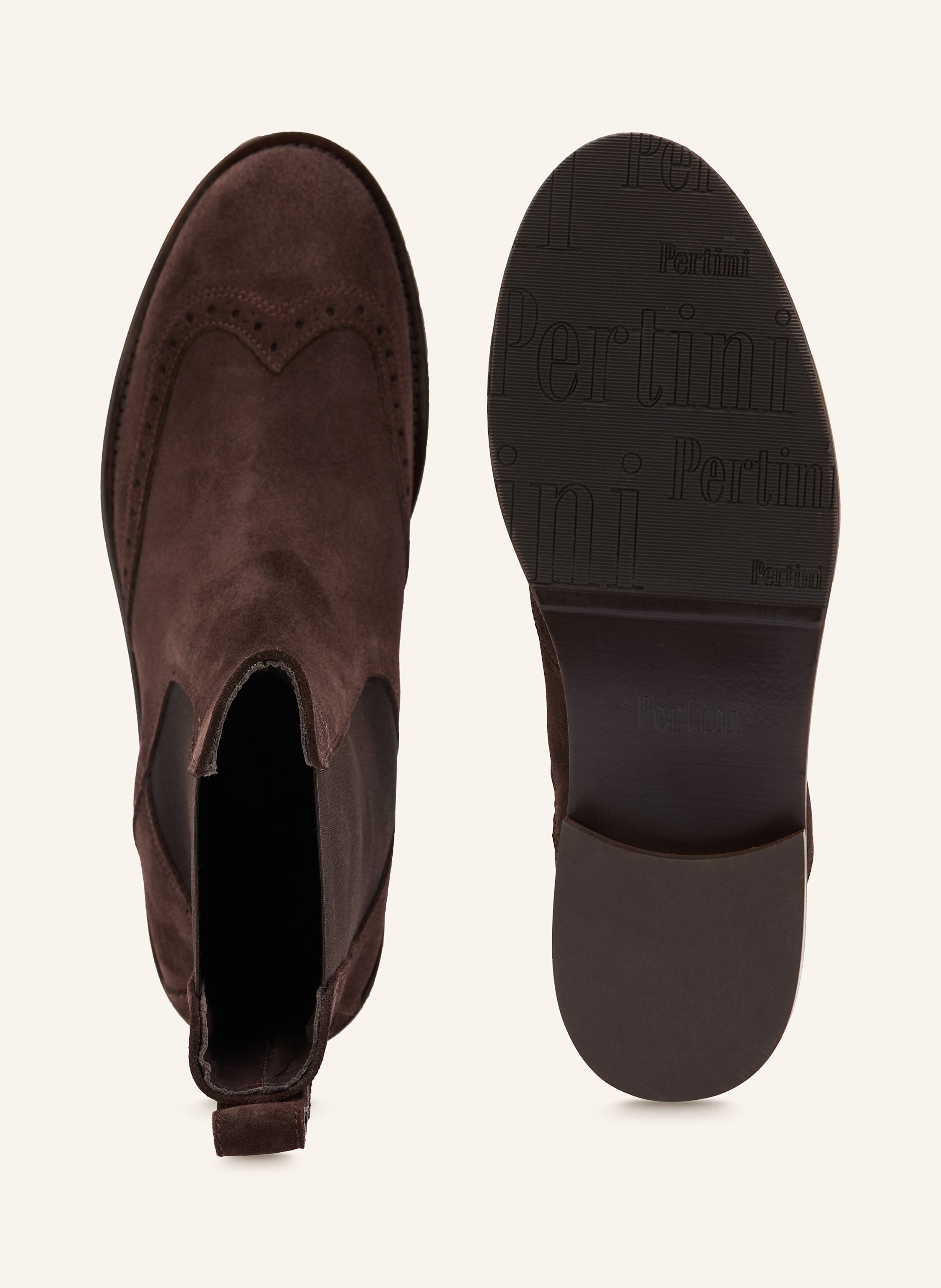 Thumbnail - Pertini Chelsea-Boots braun