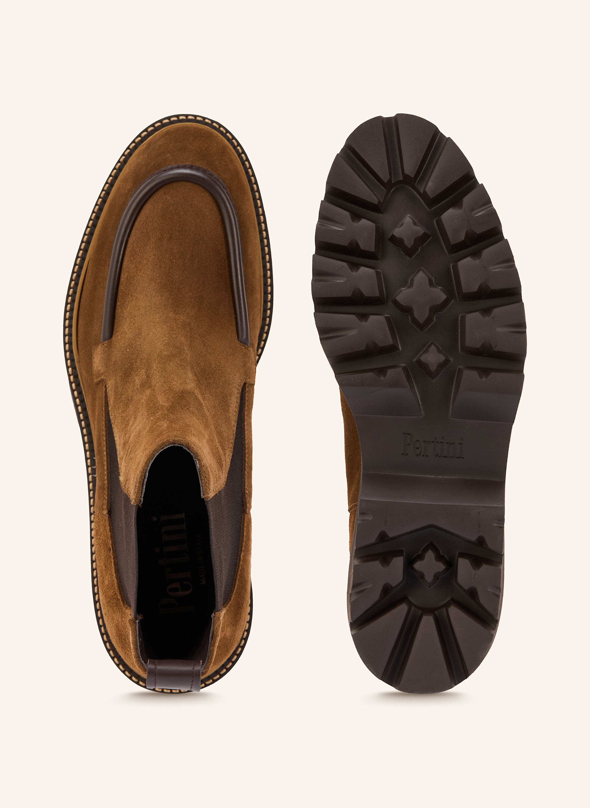 Thumbnail - Pertini Chelsea-Boots braun