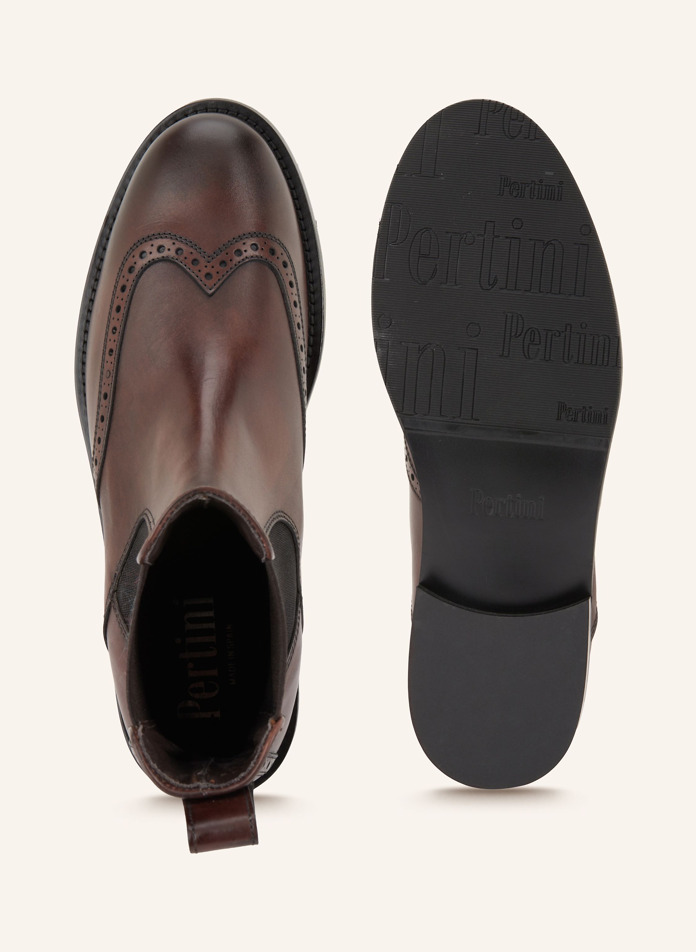 Thumbnail - Pertini Chelsea-Boots braun