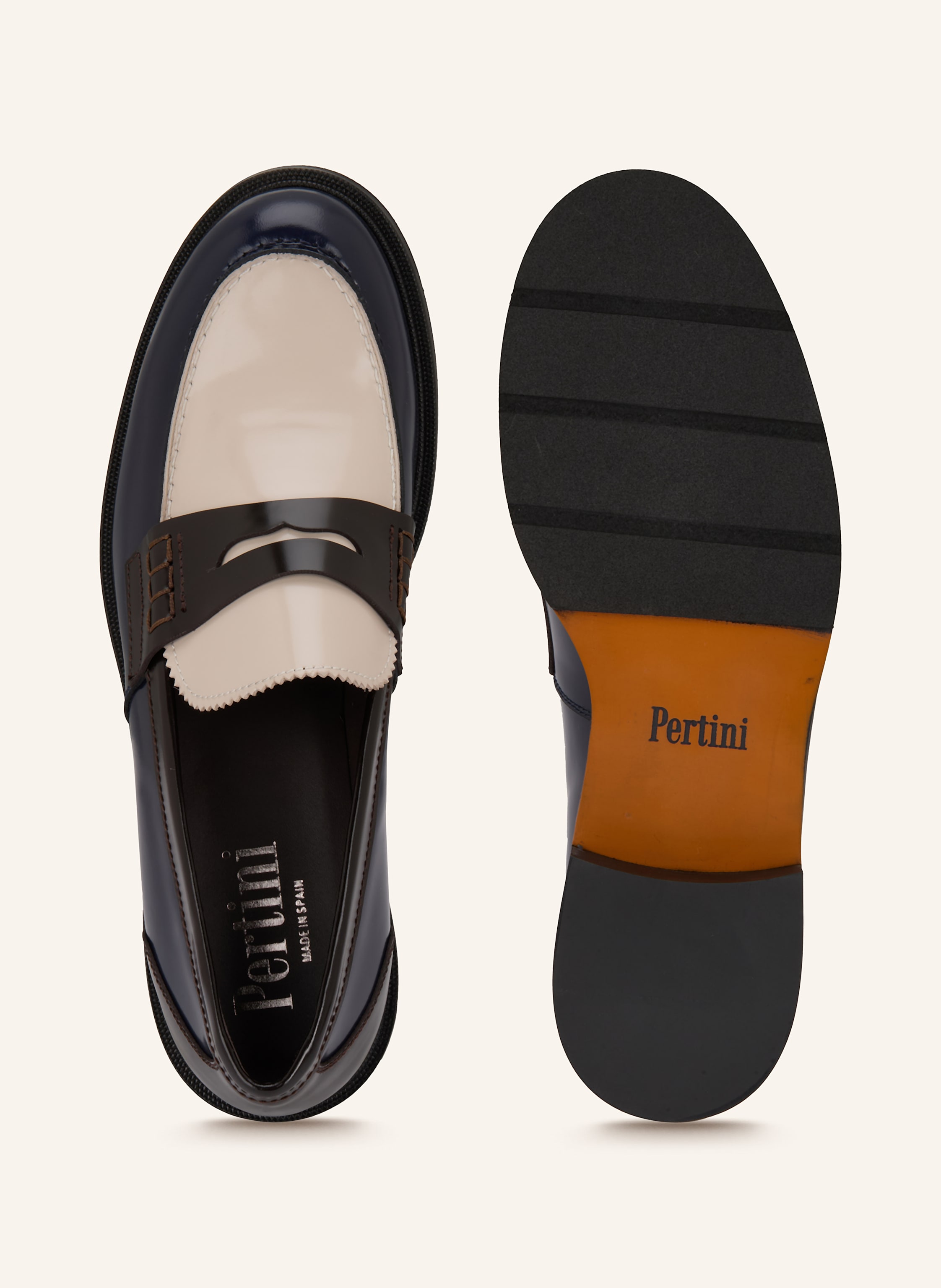 Thumbnail - Pertini Penny-Loafer blau