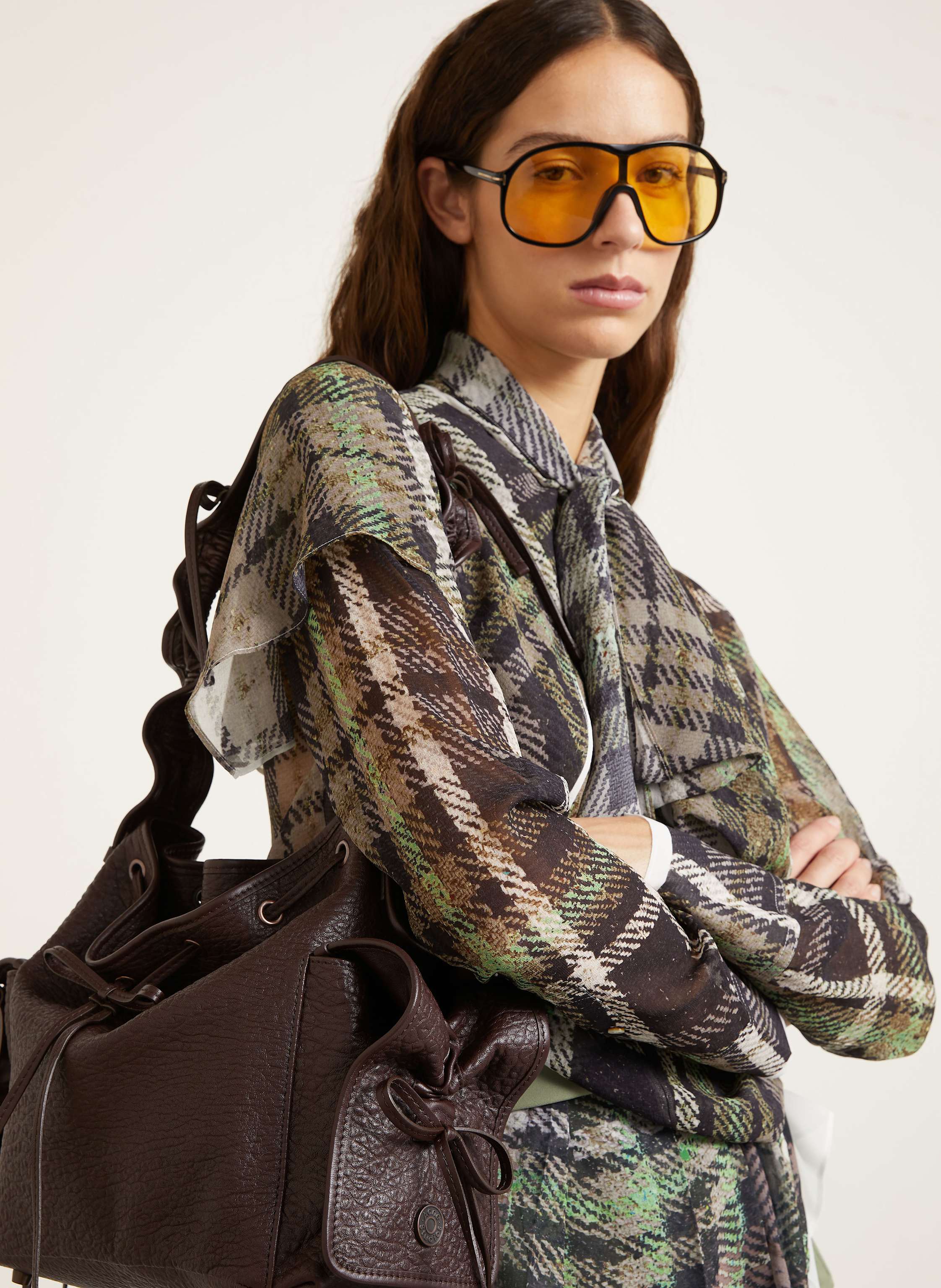 Thumbnail - Acne Studios Handtasche braun