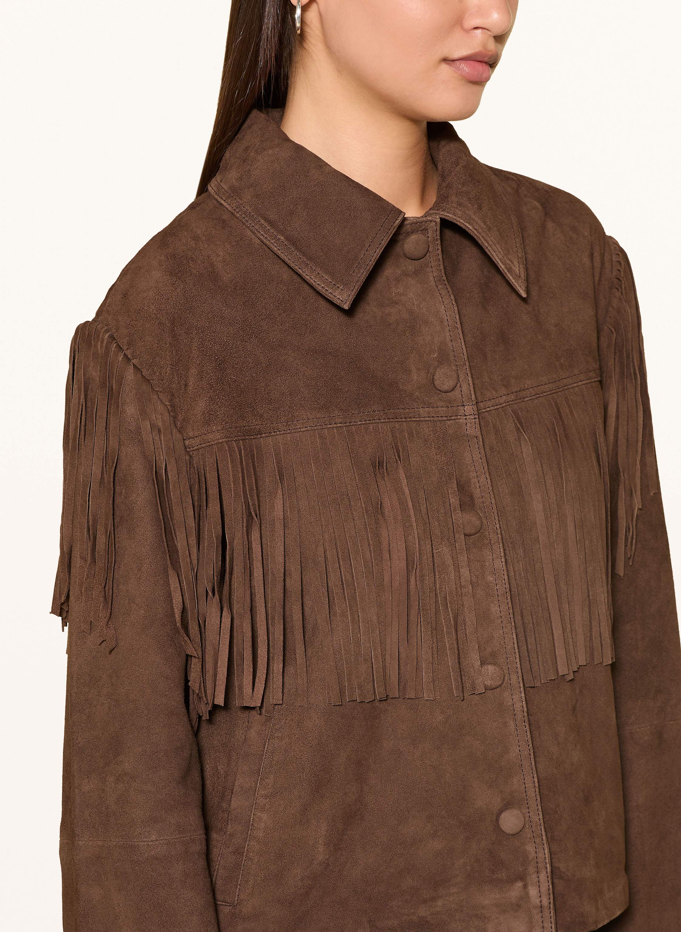 Thumbnail - Y.A.S. Lederjacke braun