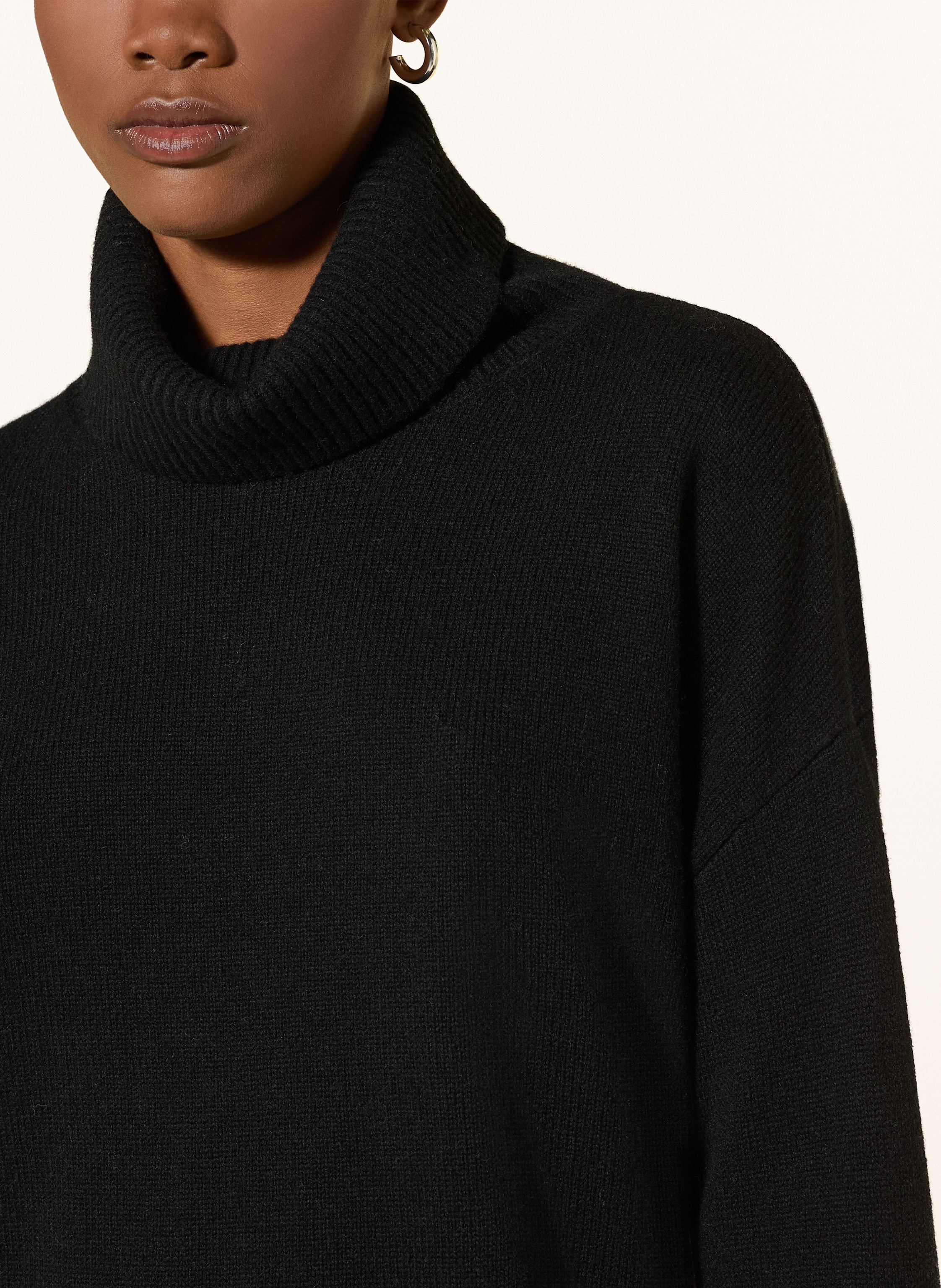 Thumbnail - Mrs & Hugs Rollkragenpullover schwarz