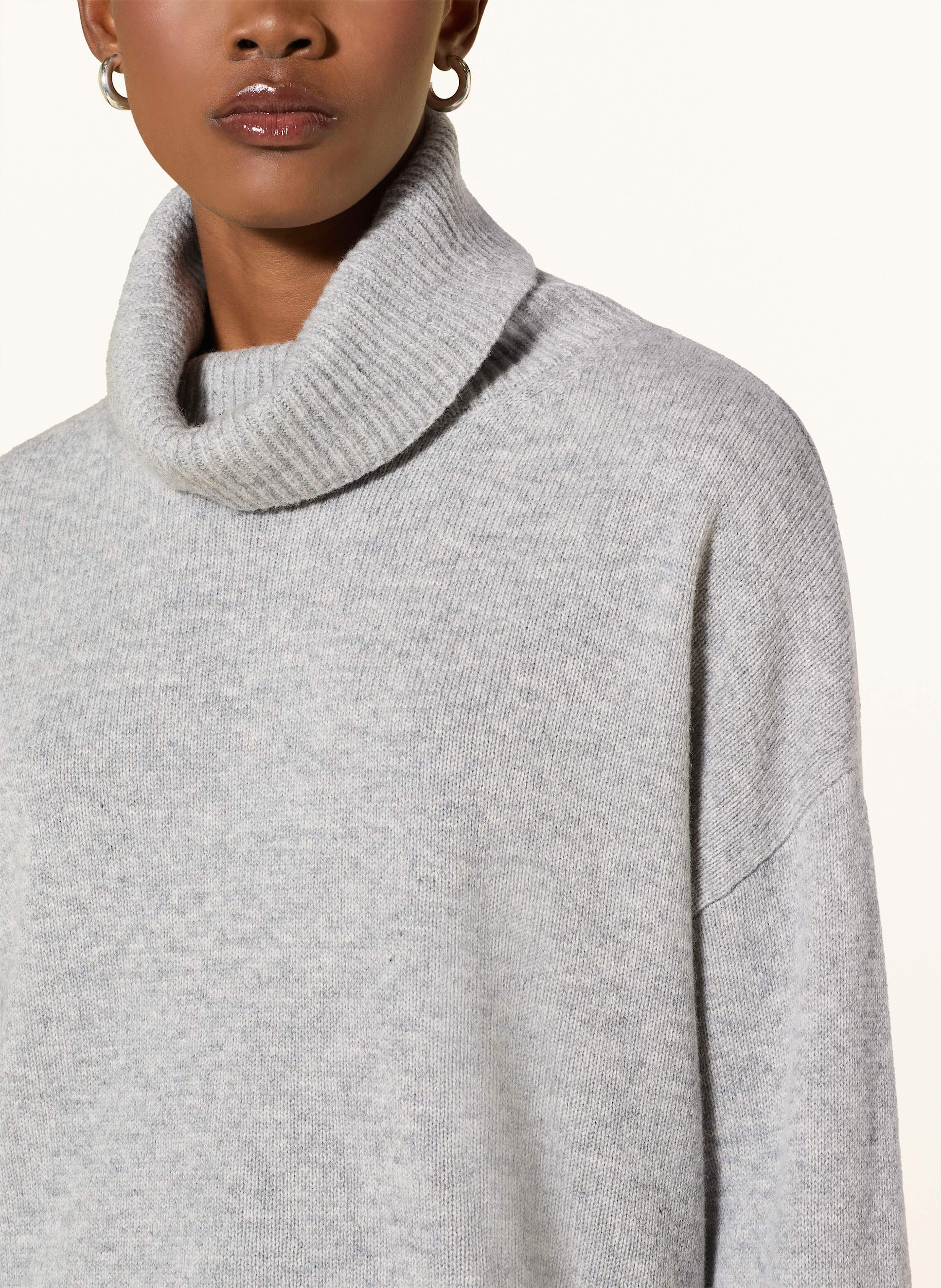 Thumbnail - Mrs & Hugs Rollkragenpullover grau