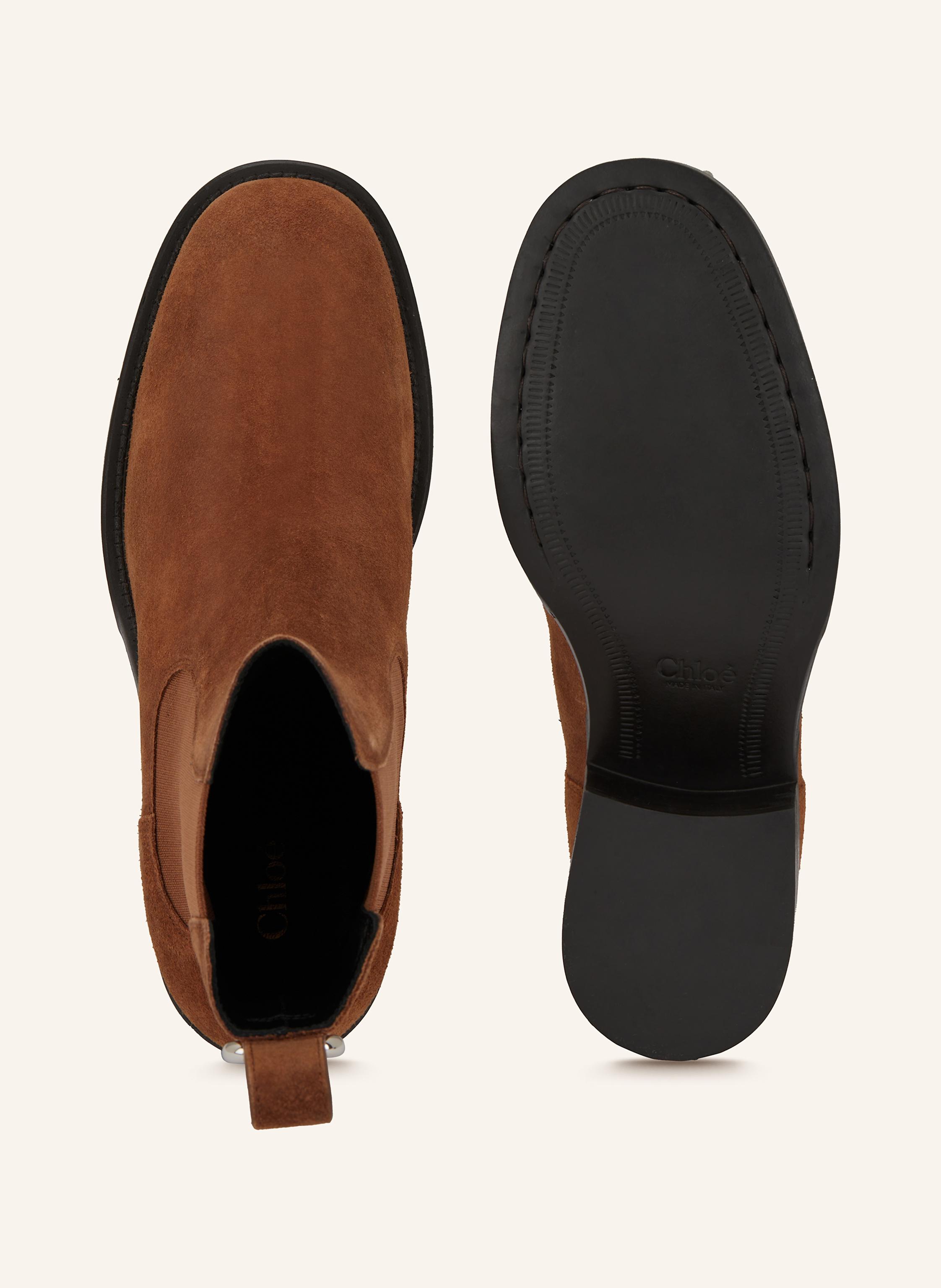 Thumbnail - Chloé Stiefeletten Dakota braun