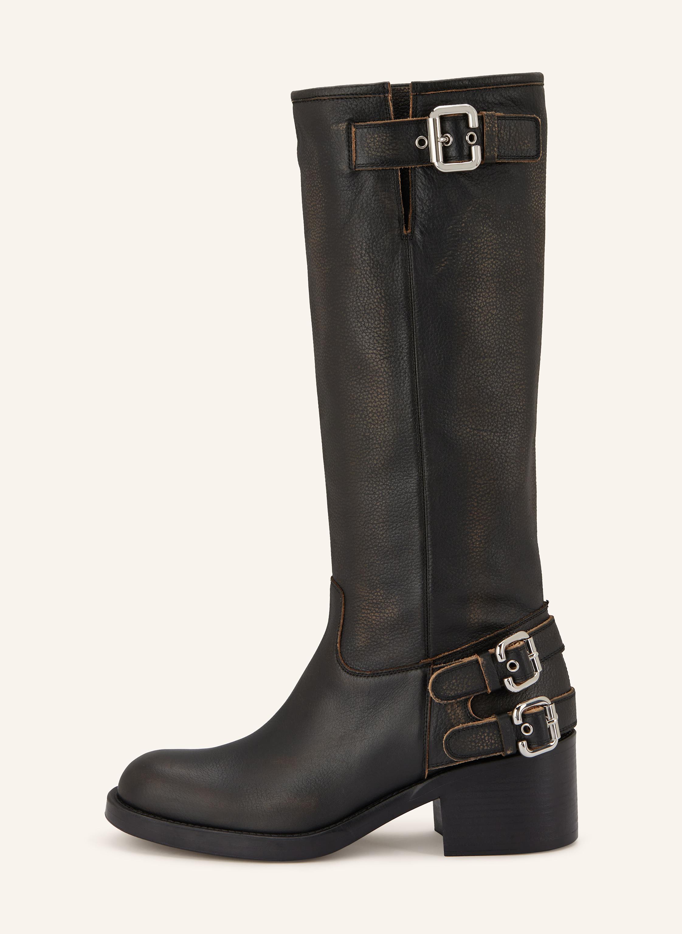 Thumbnail - Chloé Stiefel Dakota schwarz
