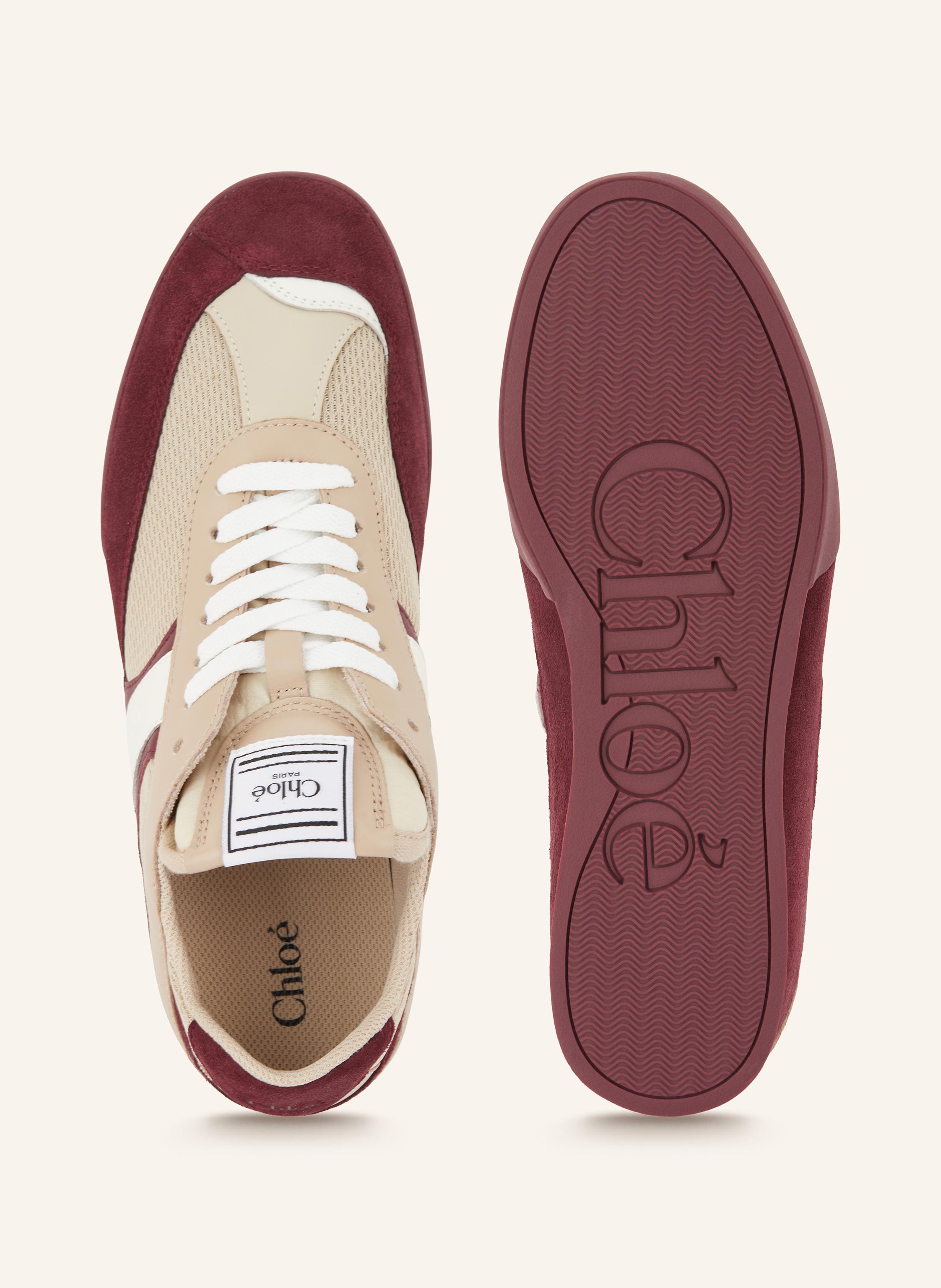 Thumbnail - Chloé Sneaker Kick beige