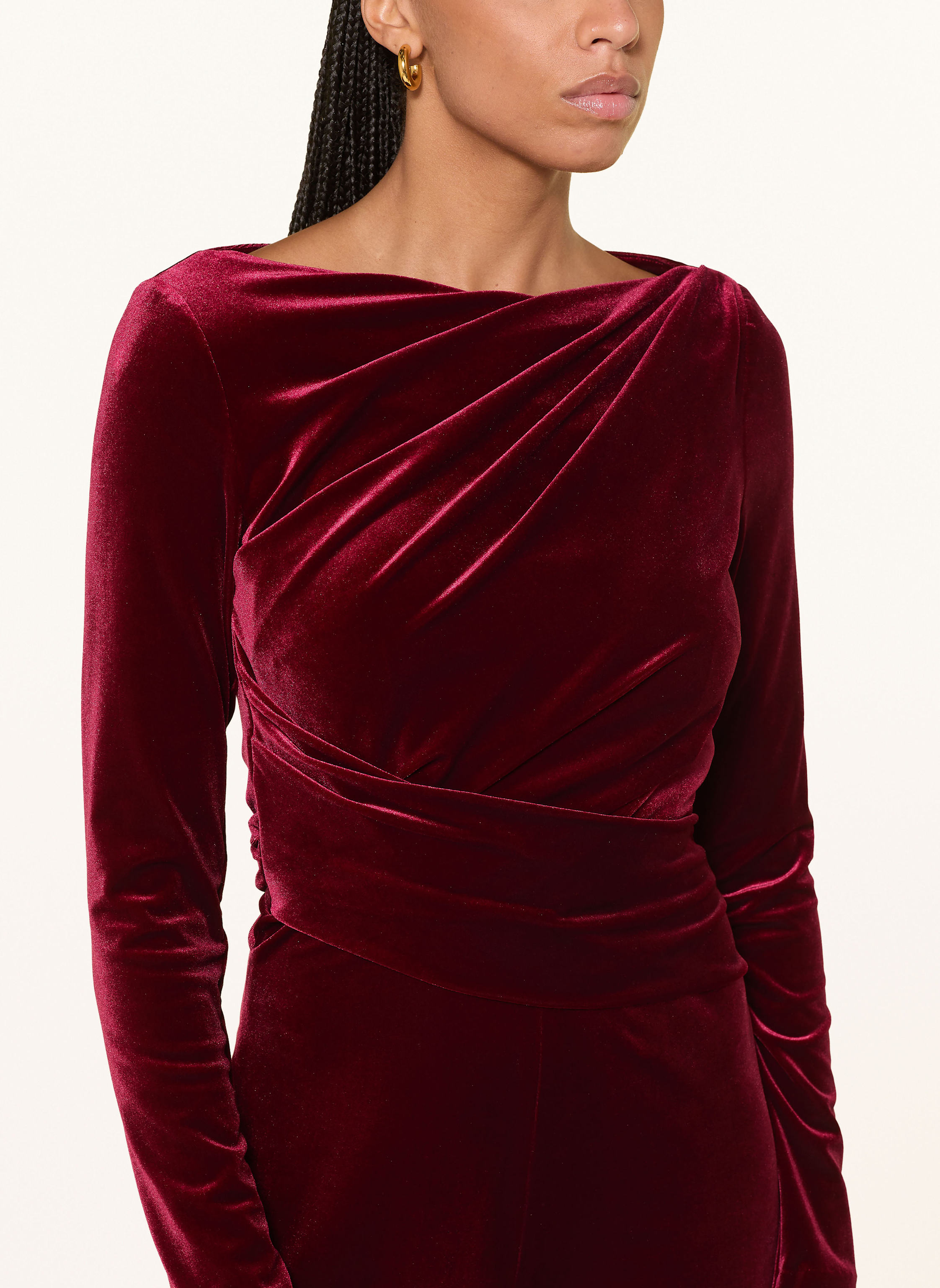 Thumbnail - Talbot Runhof Jumpsuit Aus Samt rot