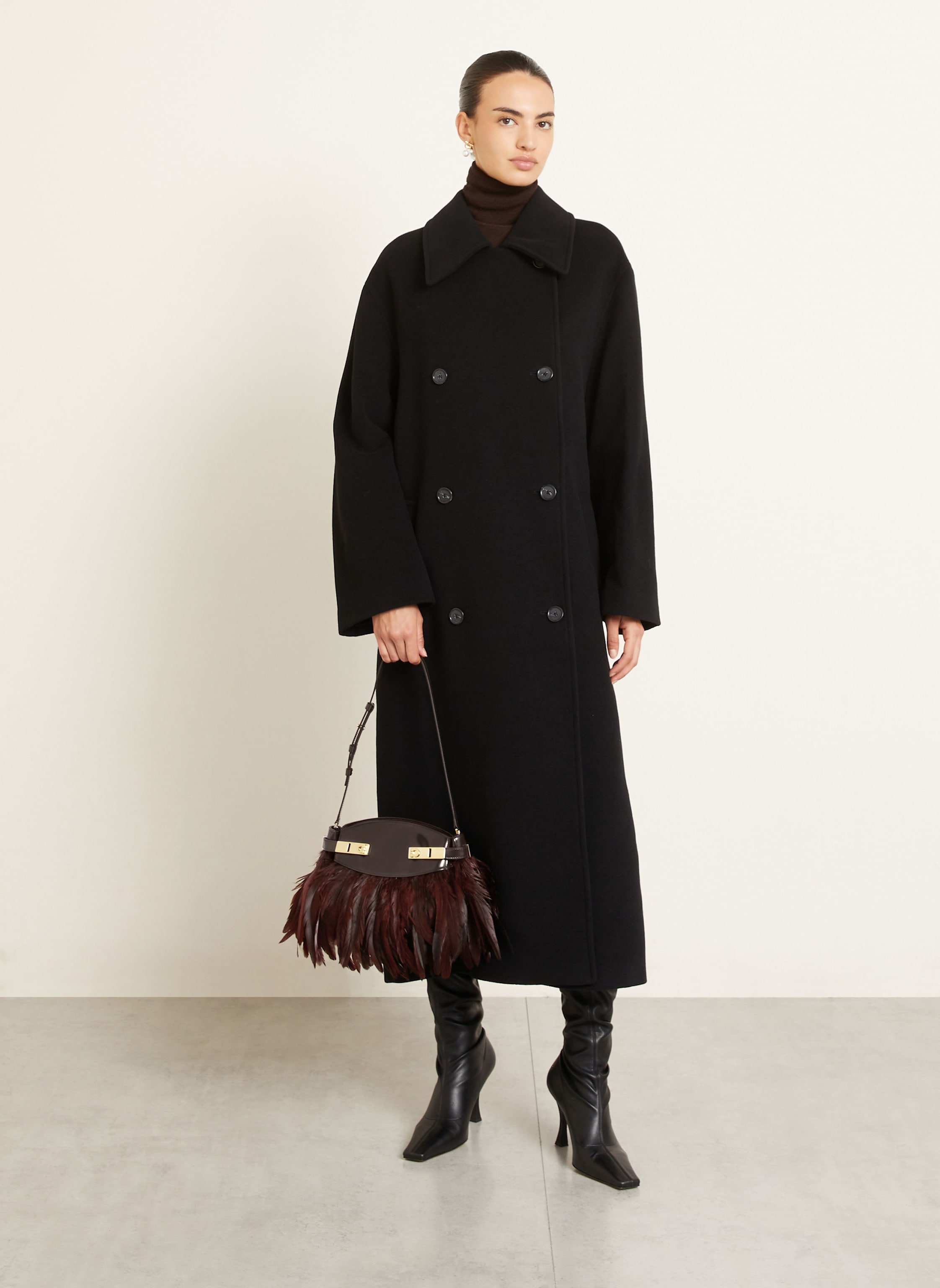Thumbnail - Ferragamo Umhängetasche Hug Small braun