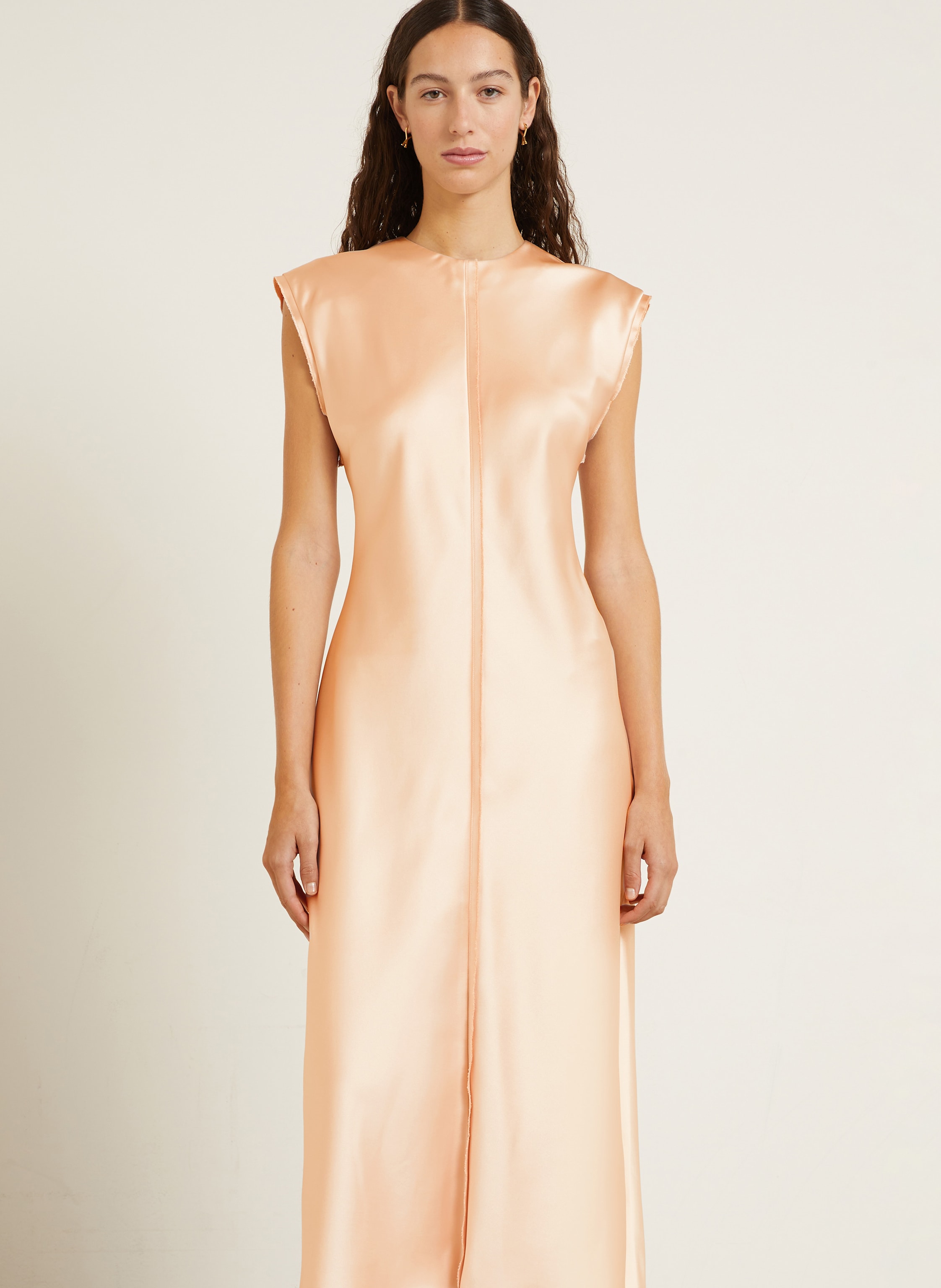 Thumbnail - Ami Paris Satinkleid rosa