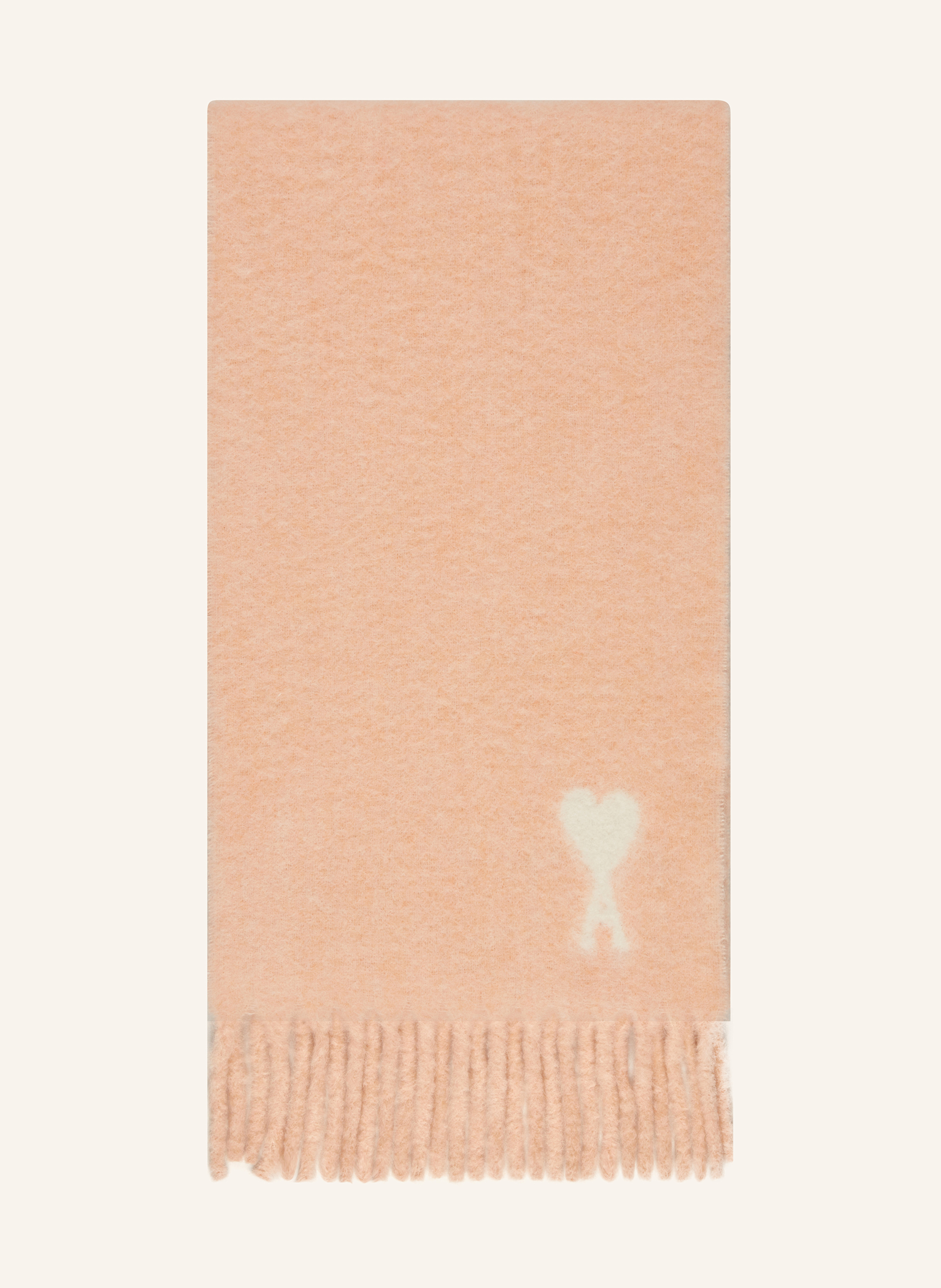 AMI Paris Ami Paris Alpaka-Schal rosa in LACHS
