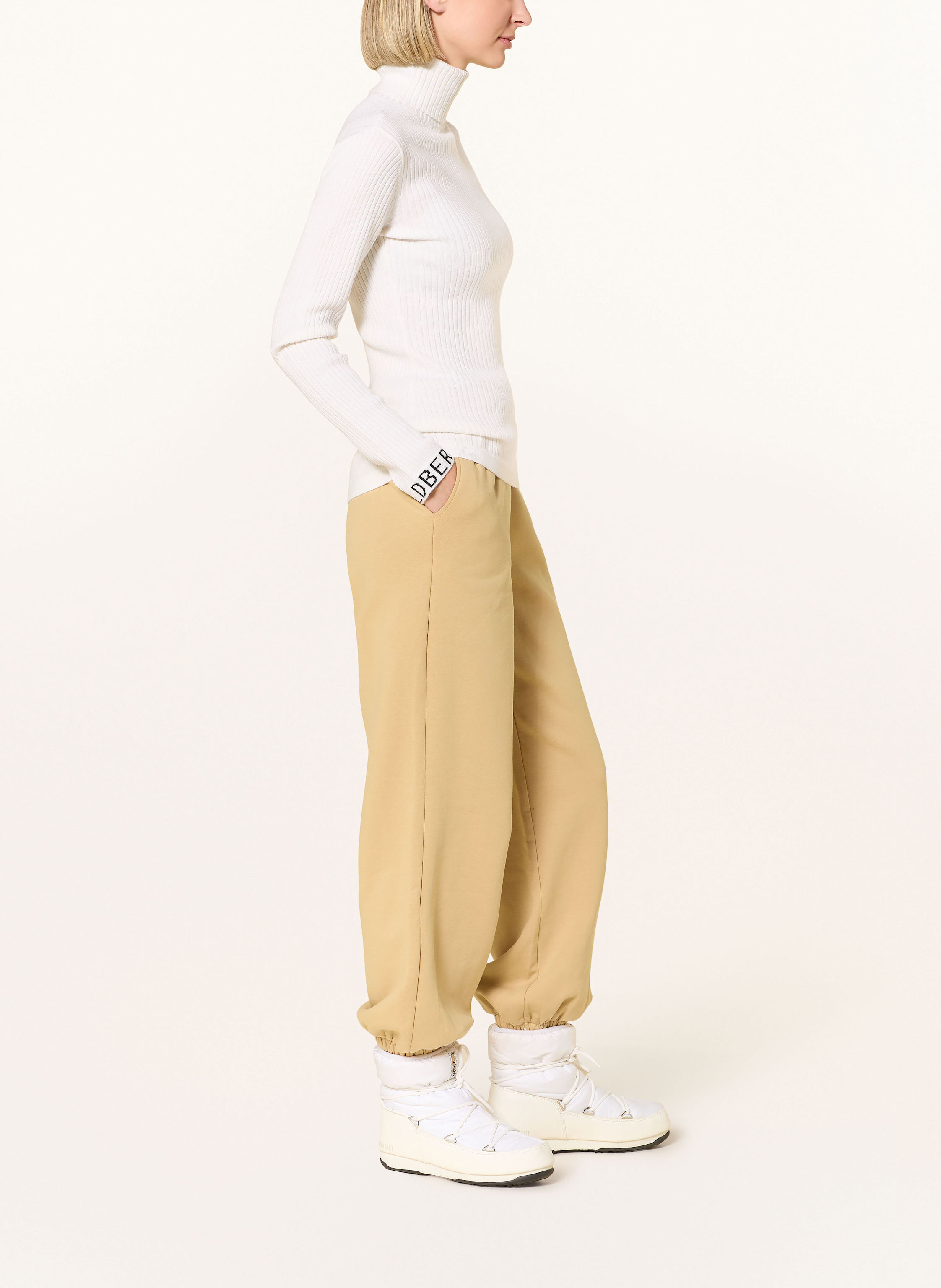 Thumbnail - Goldbergh Sweatpants Mit Schmucksteinen braun