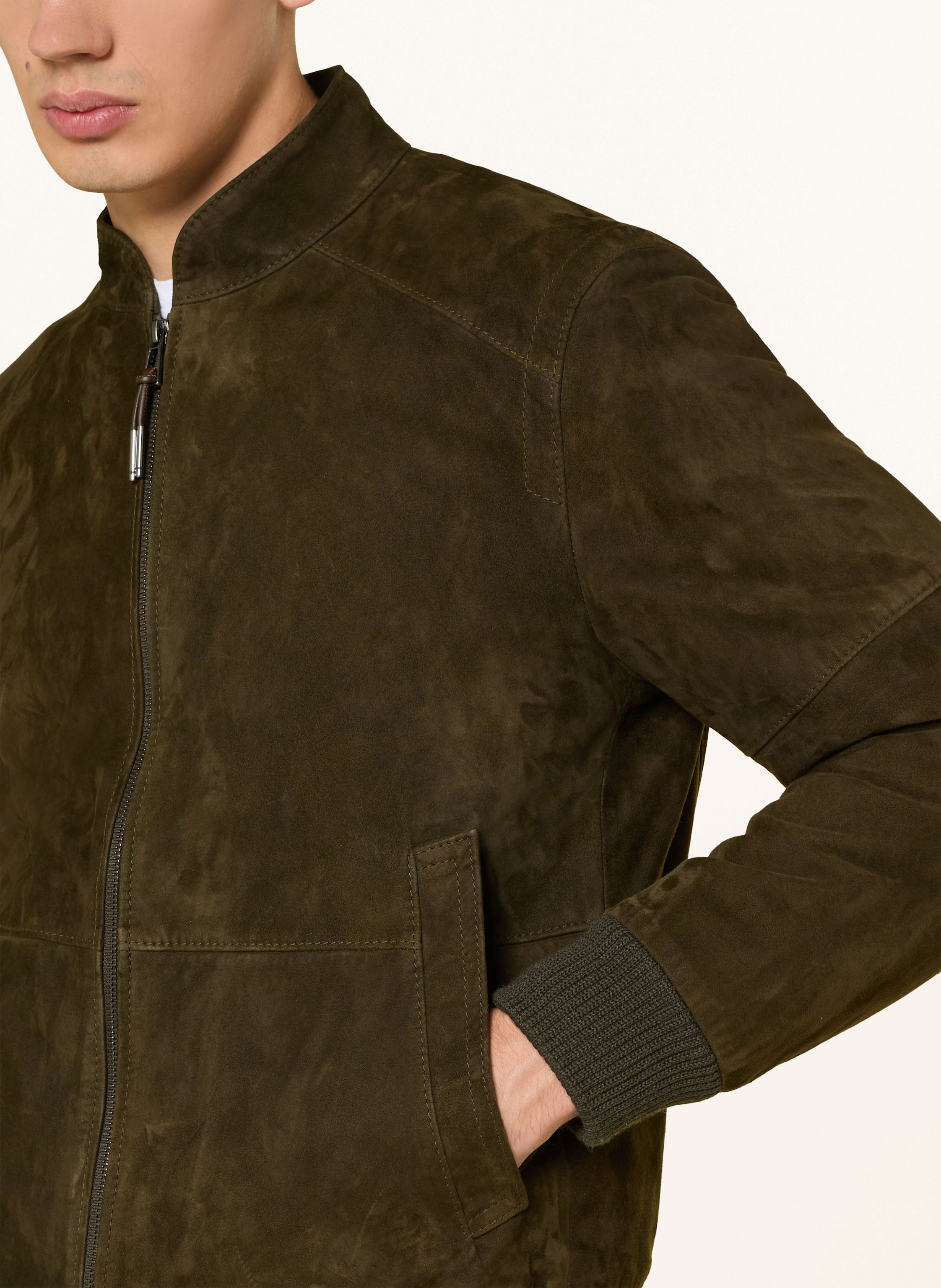 Thumbnail - Windsor. Lederjacke gruen