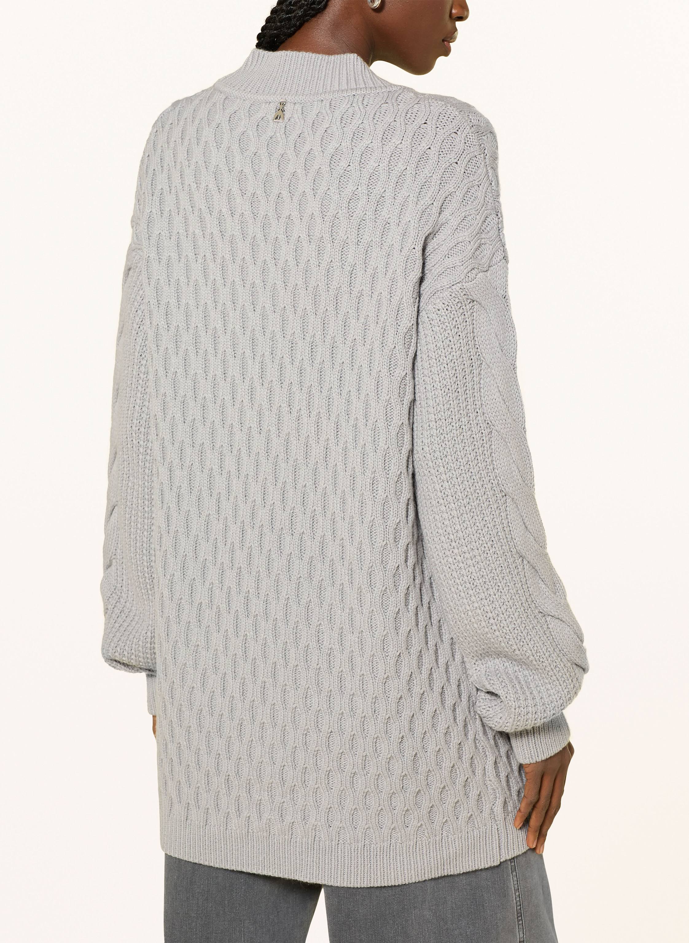 Thumbnail - Patrizia Pepe Oversized-Pullover Mit Alpaka grau