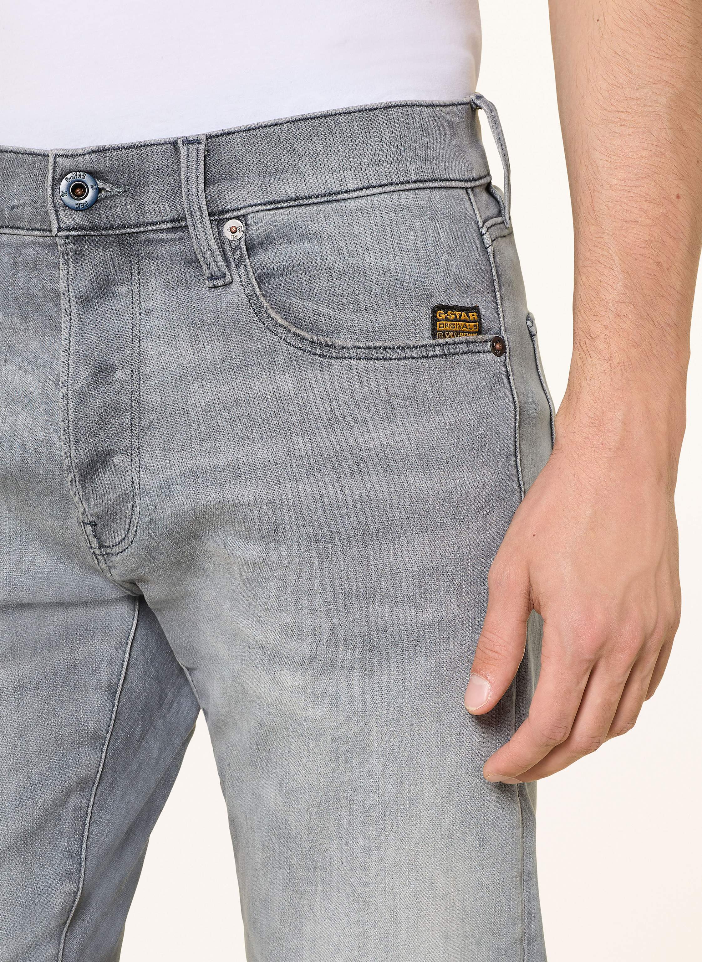 Thumbnail - G-Star Jeans 3301 Slim Fit grau