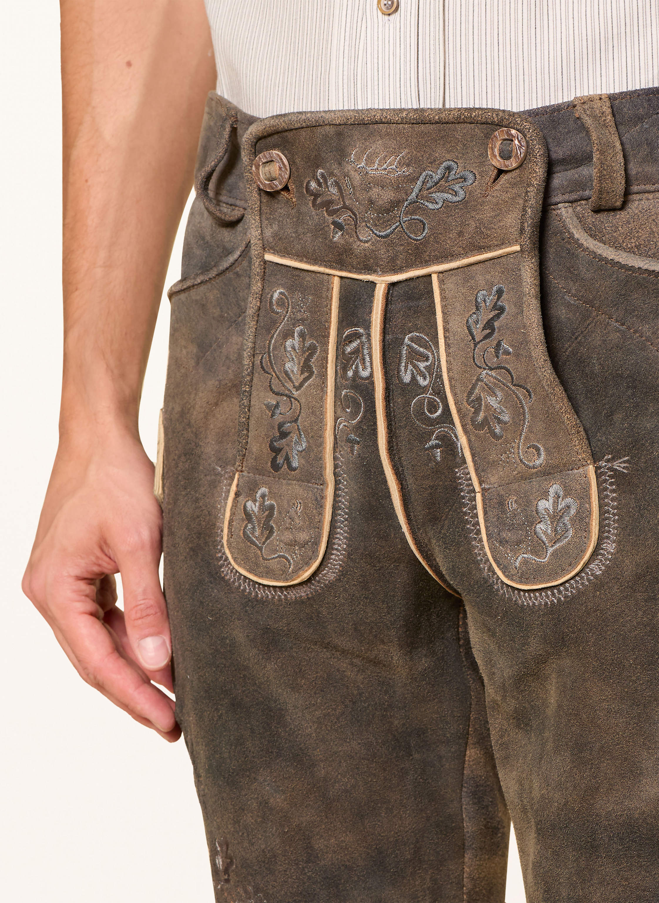 Thumbnail - Beckert Trachten-Lederhose Karwendel braun