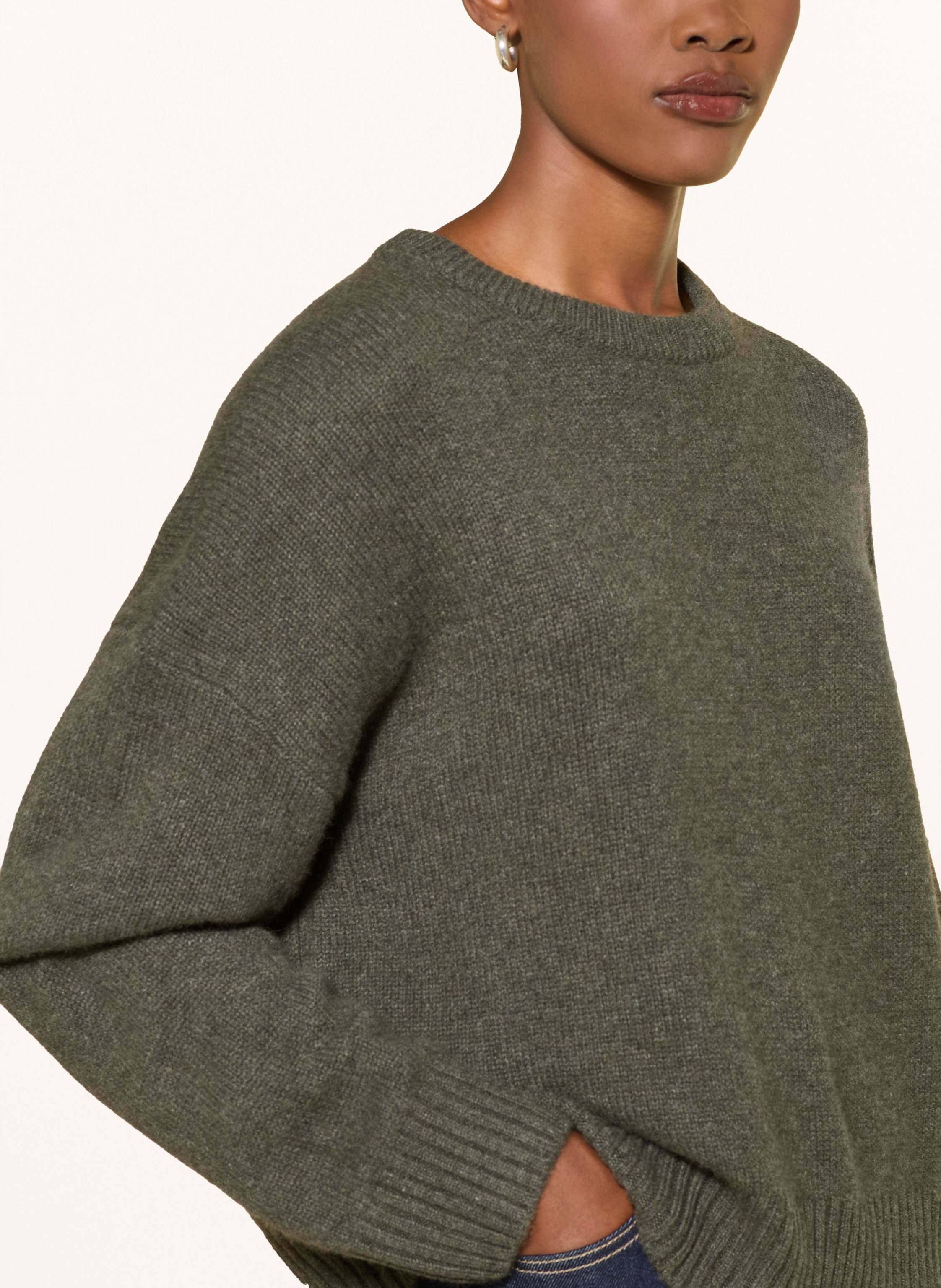 Thumbnail - Ladneri Cashmere-Pullover Slush gruen