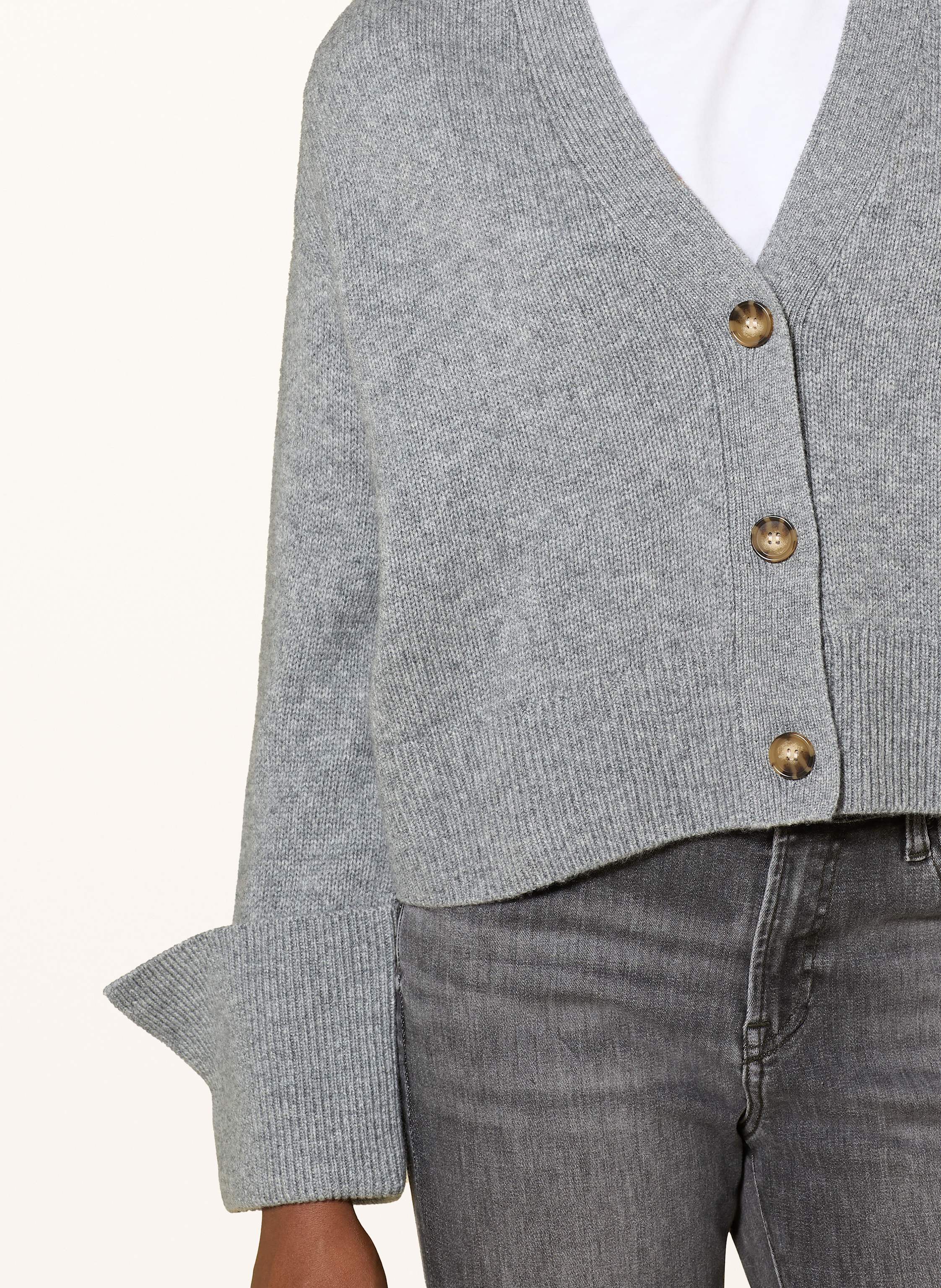 Thumbnail - Ladneri Strickjacke Paix Next Mit Cashmere grau