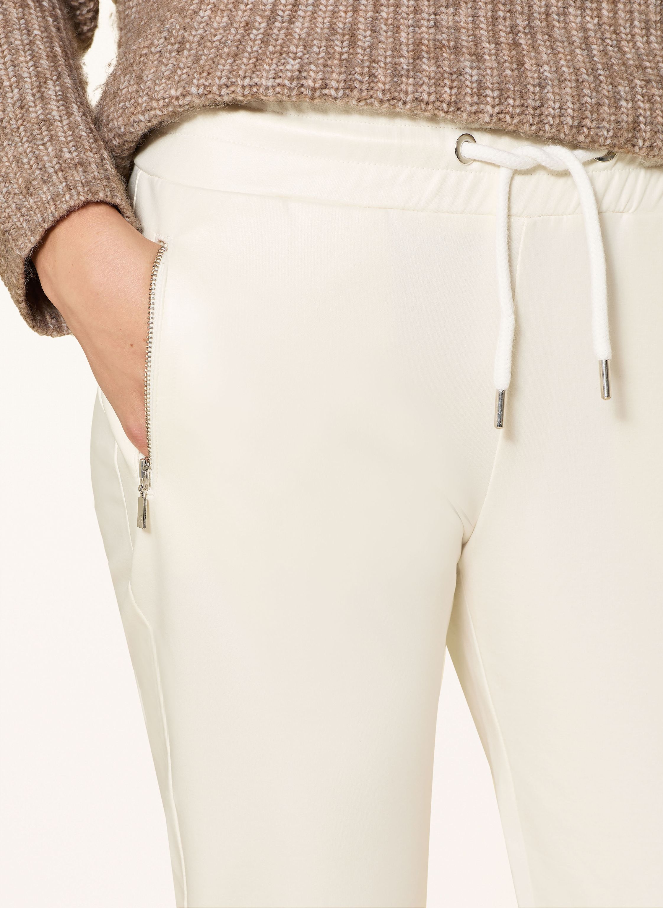 Thumbnail - Monari Hose In Lederoptik beige