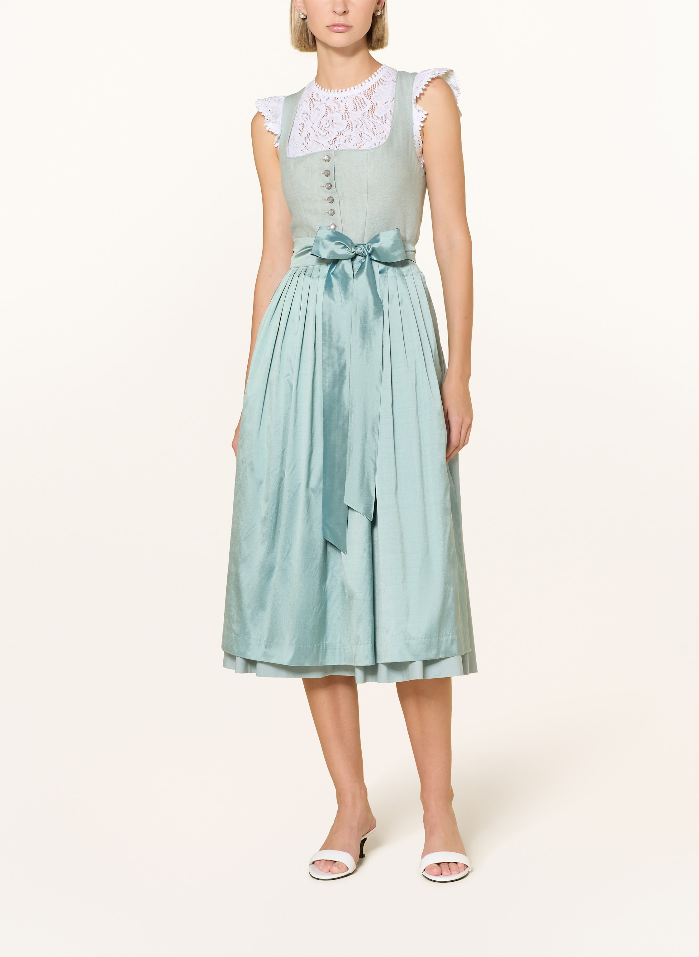 Thumbnail - Hammerschmid Dirndlbluse Diana Aus Spitze weiss