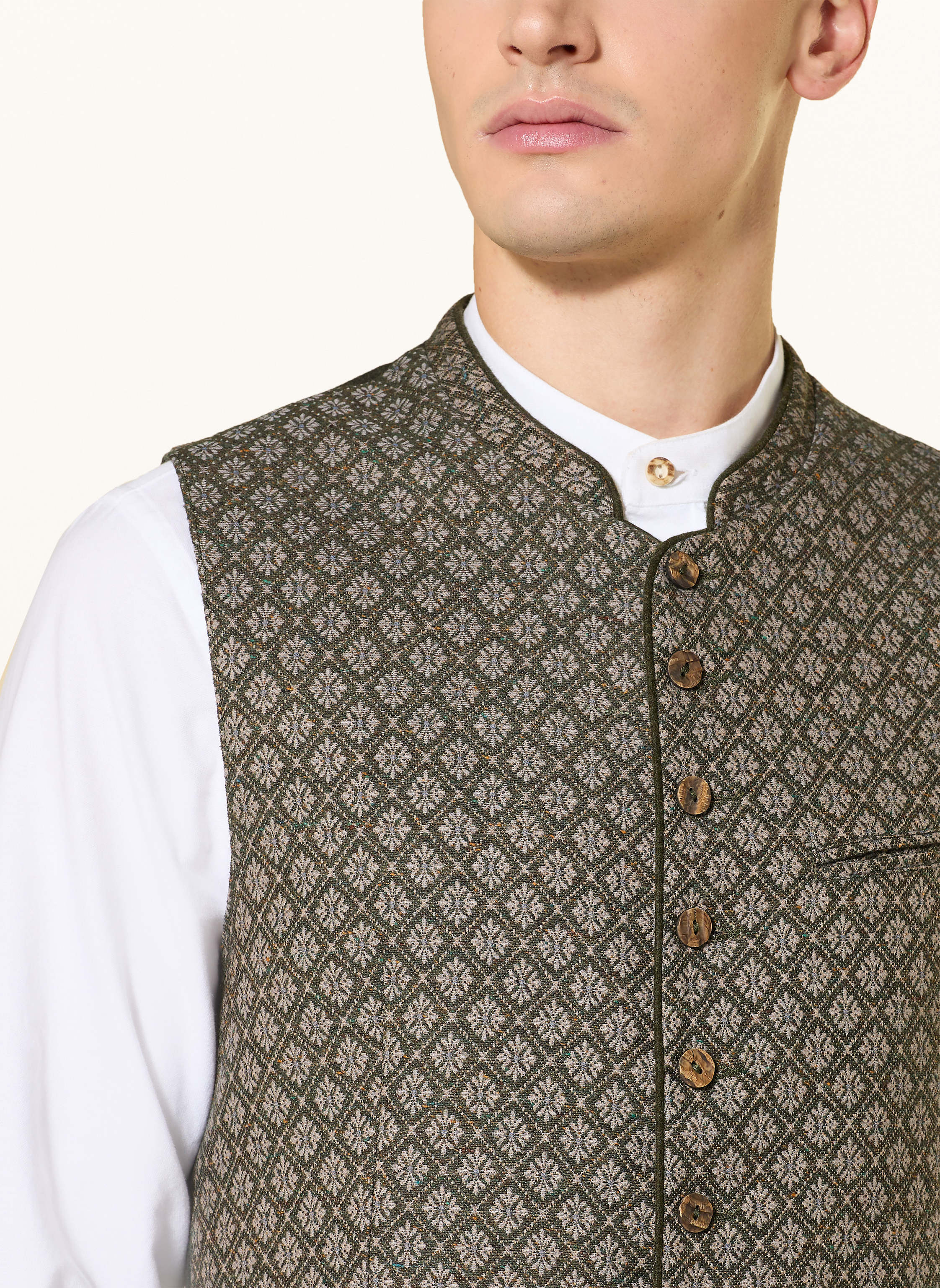Thumbnail - Hammerschmid Trachtenweste Roman Slim Fit gruen