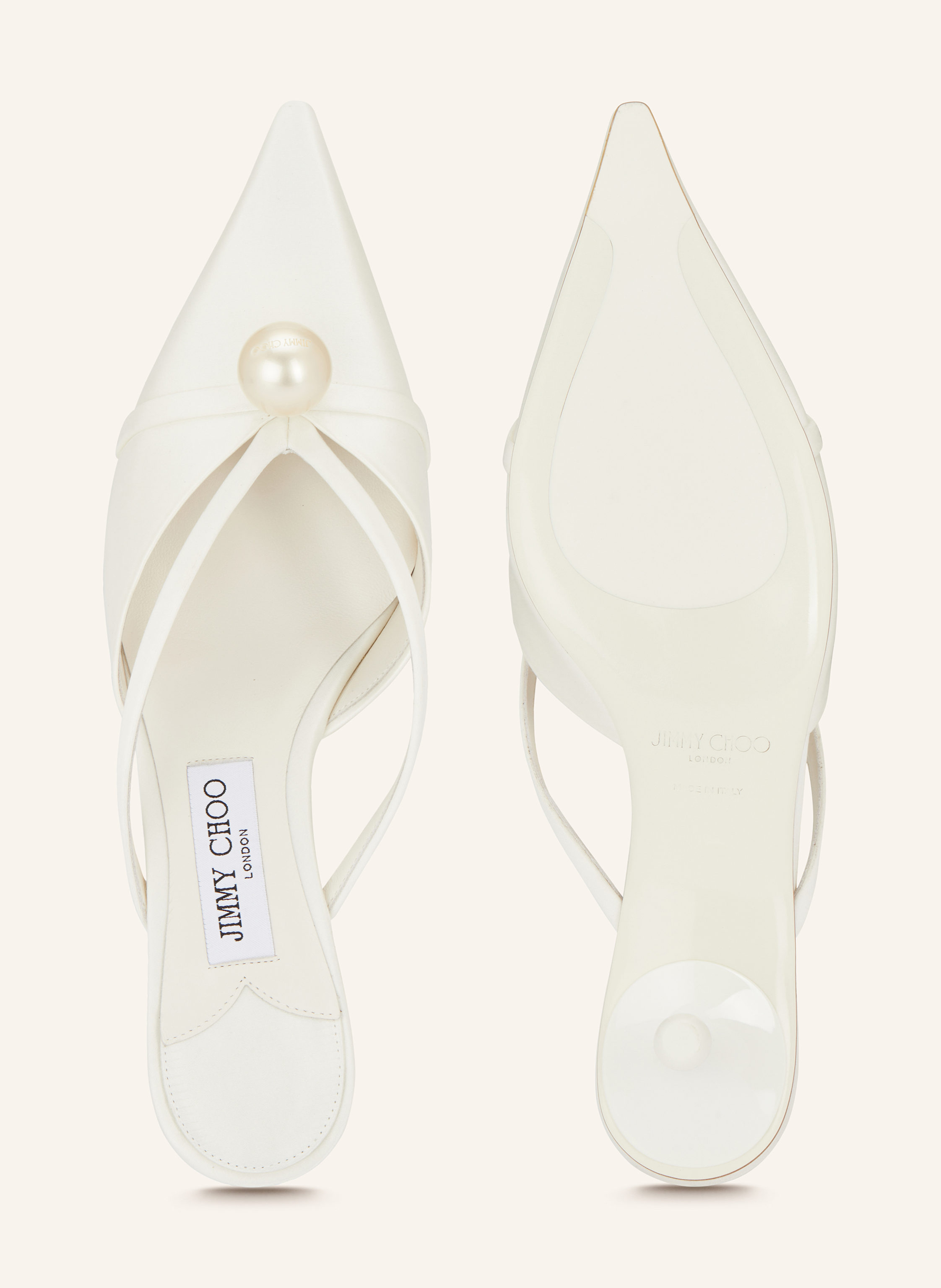 Thumbnail - Jimmy Choo Mules Sana weiss
