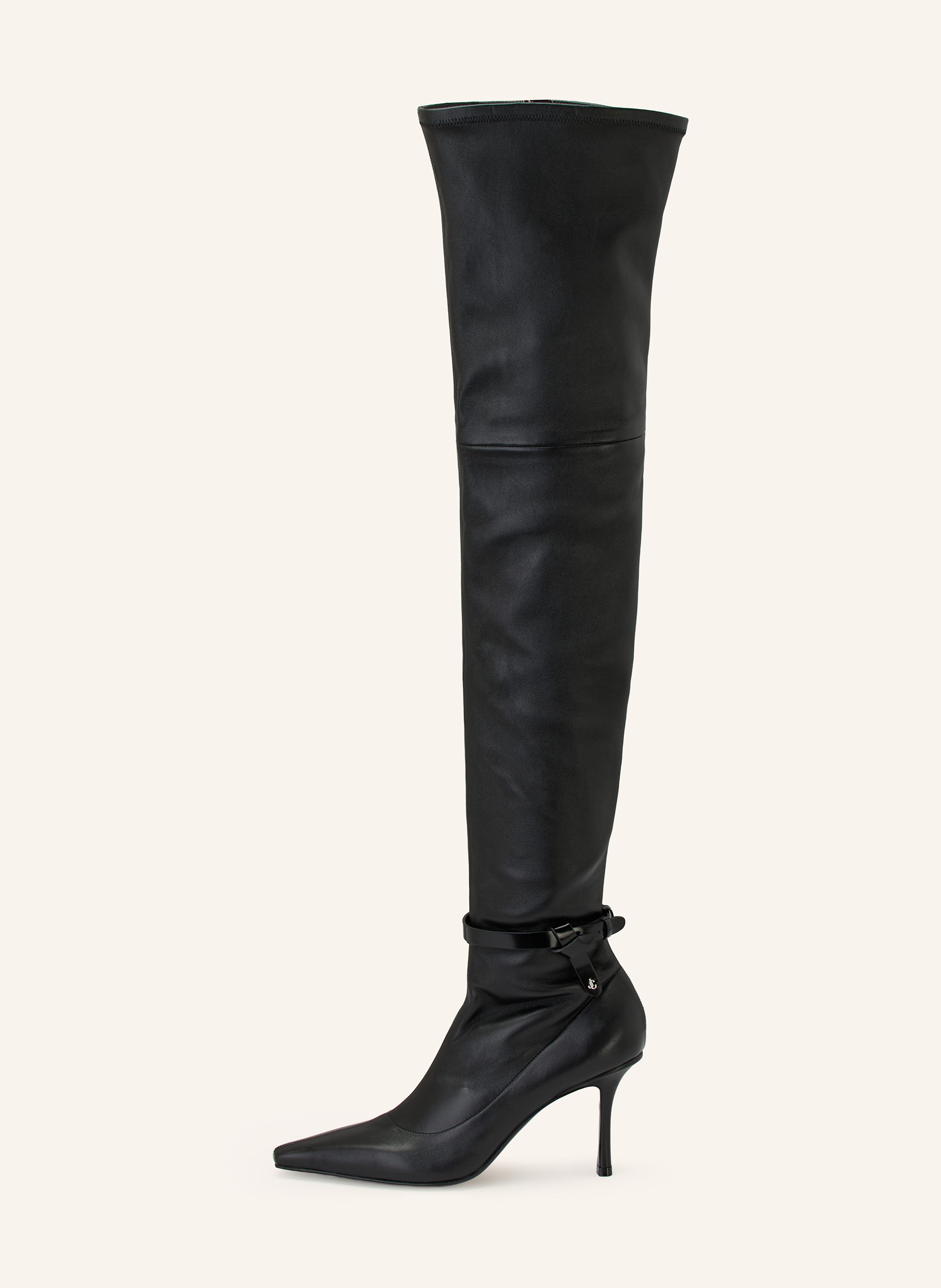 Thumbnail - Jimmy Choo Overknee-Stiefel Camie 85 schwarz