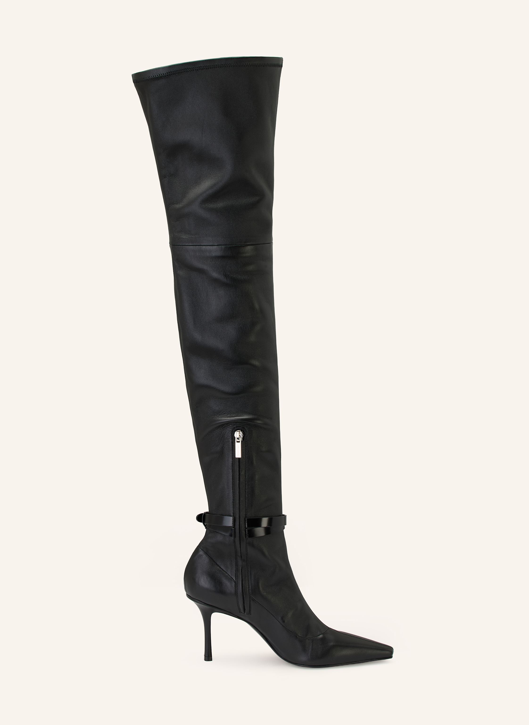 Thumbnail - Jimmy Choo Overknee-Stiefel Camie 85 schwarz