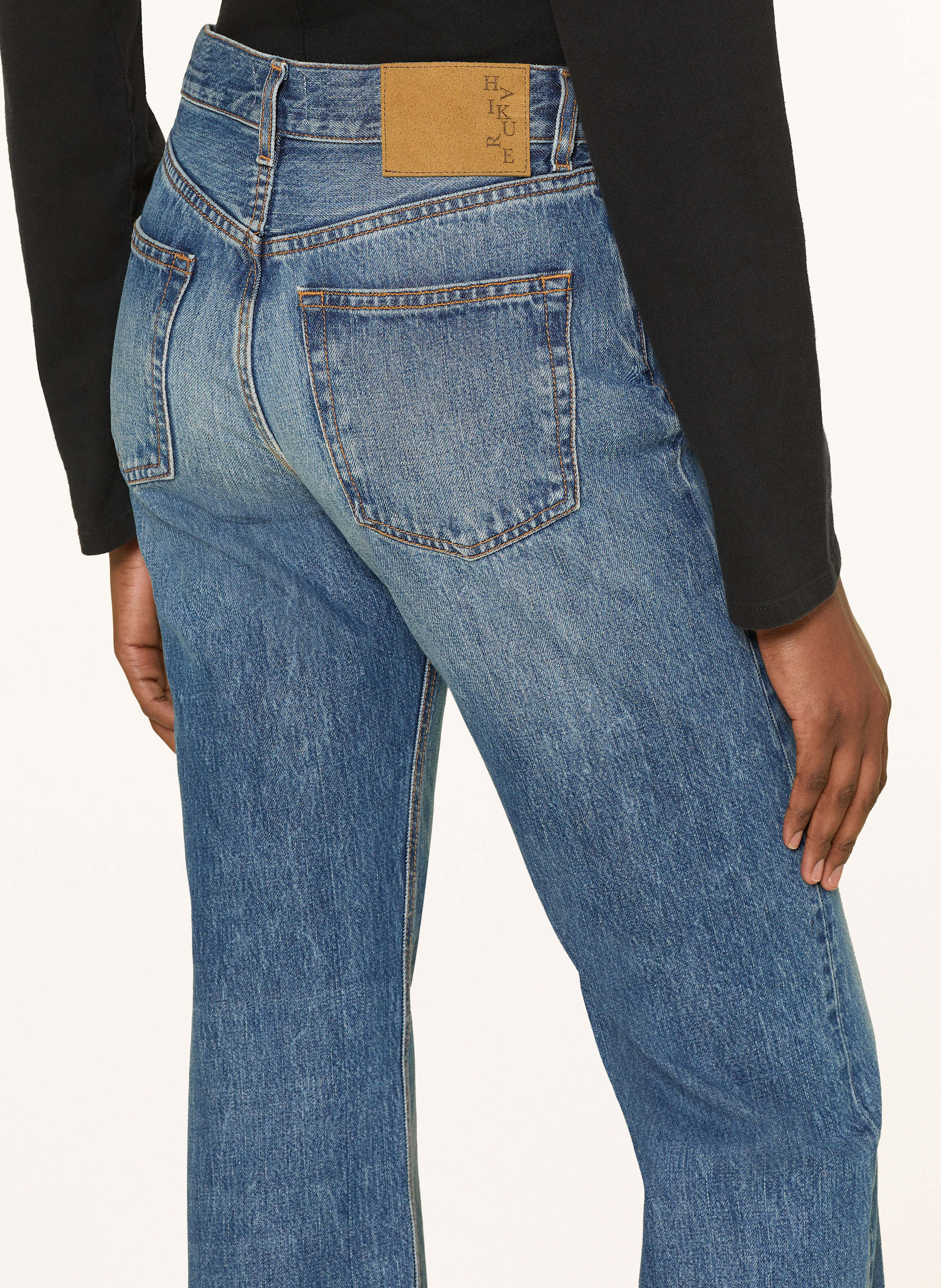 Thumbnail - Haikure Straight Jeans Star blau