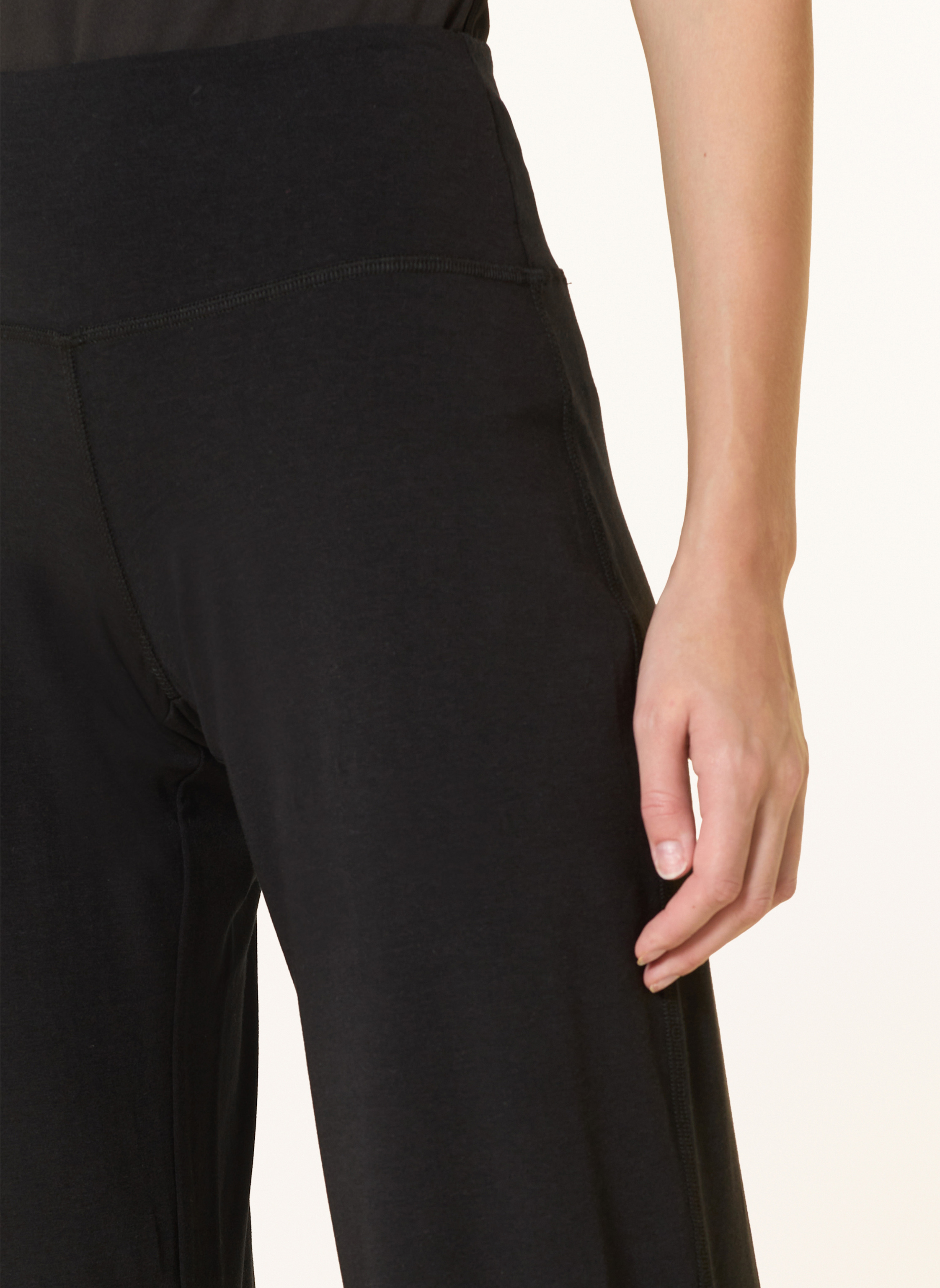 Thumbnail - Mandala Yoga-Hose Wide Leg schwarz