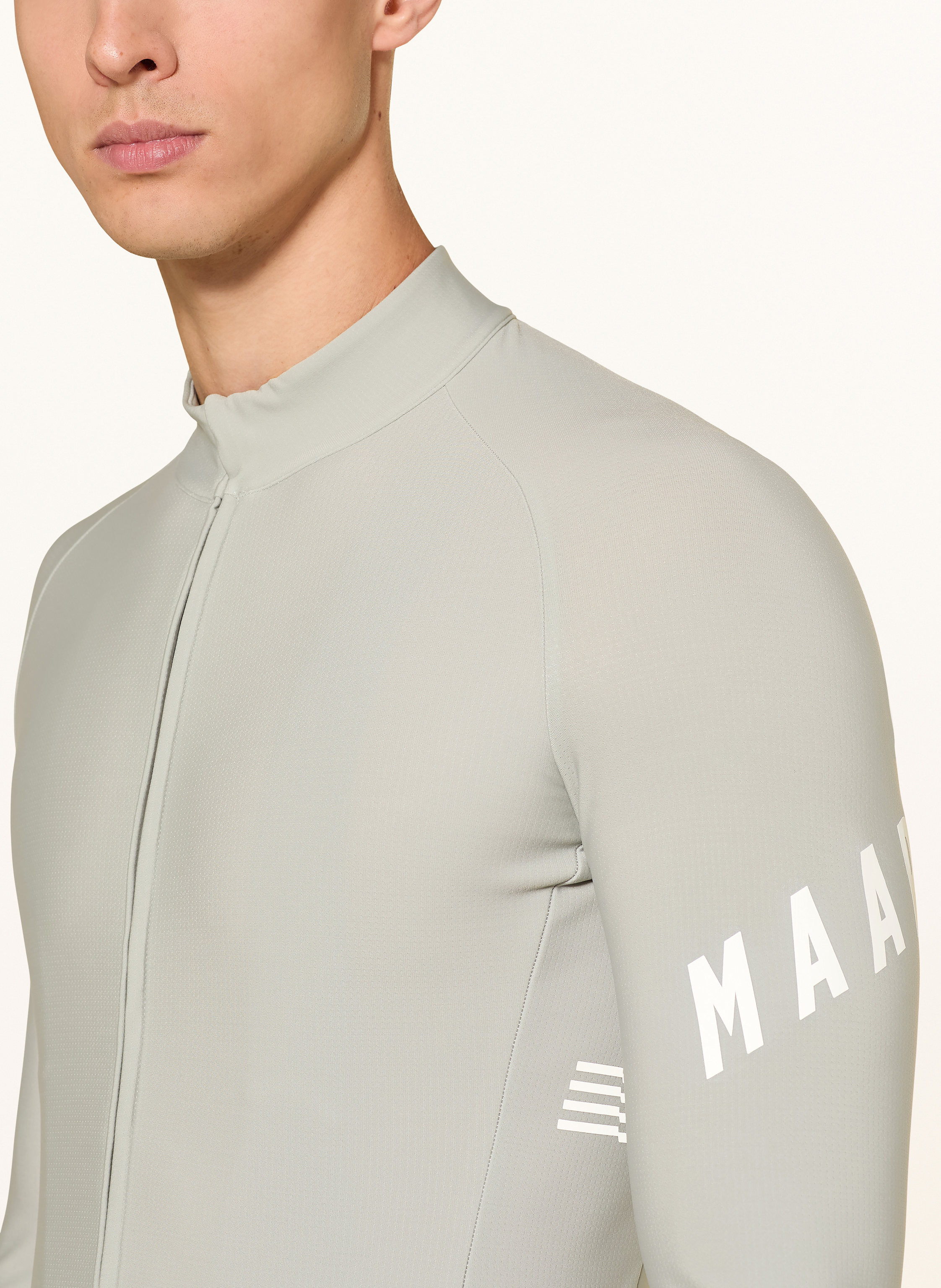 Thumbnail - Maap Thermo-Radtrikot Aeon grau