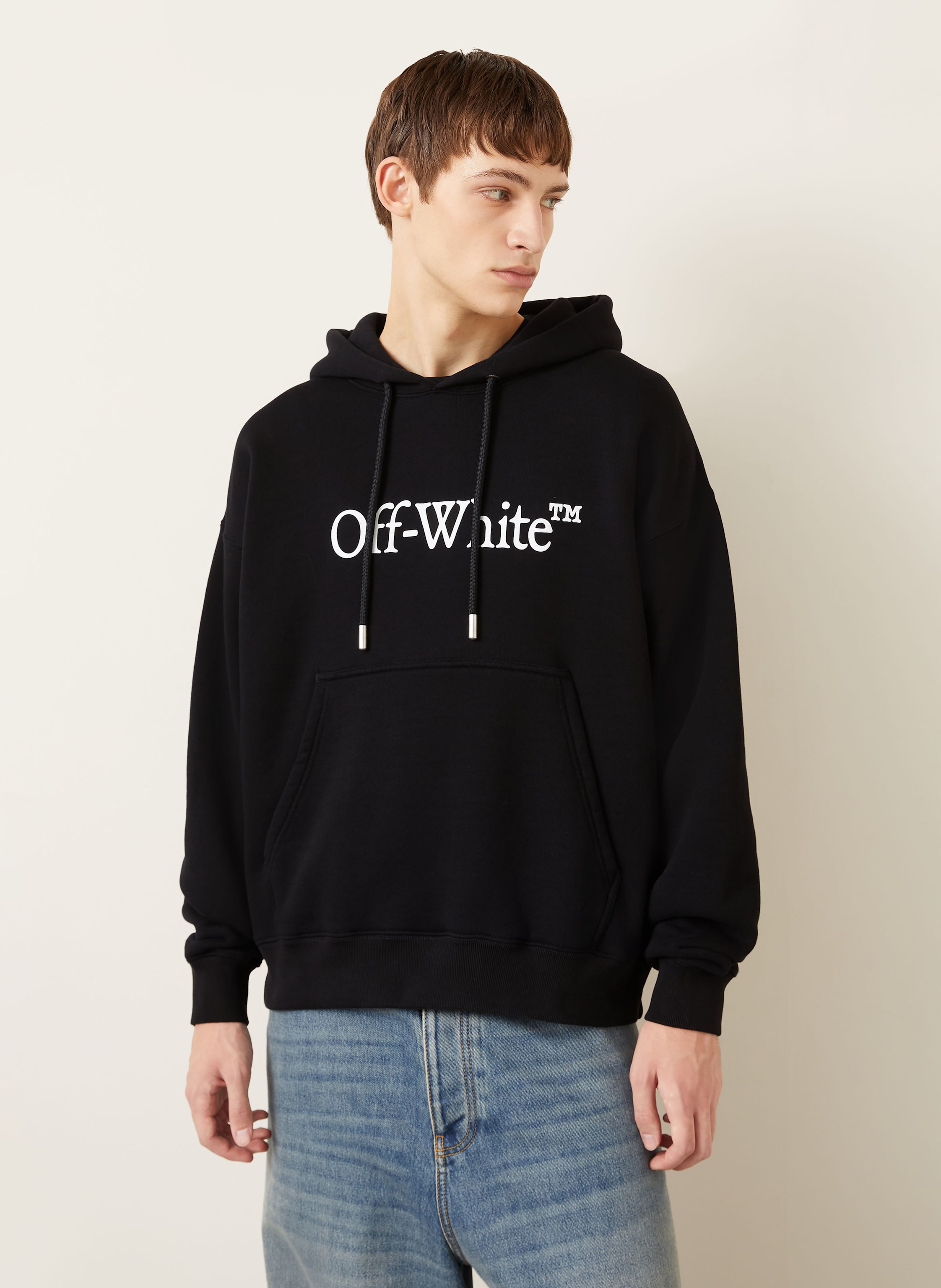 Thumbnail - Off-White Hoodie Big Bookish Skate schwarz
