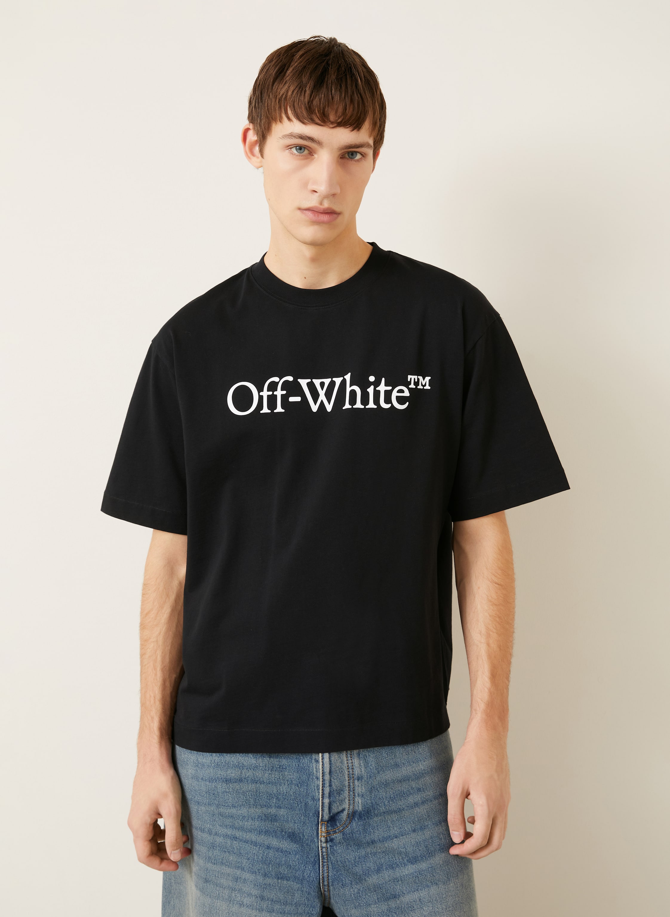 Thumbnail - Off-White T-Shirt Big Bookish Skate schwarz